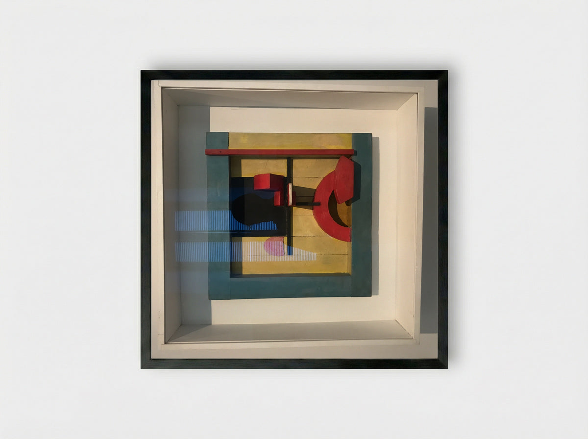 Relief in Relief - Kurt Schwitters - Framed Print Black