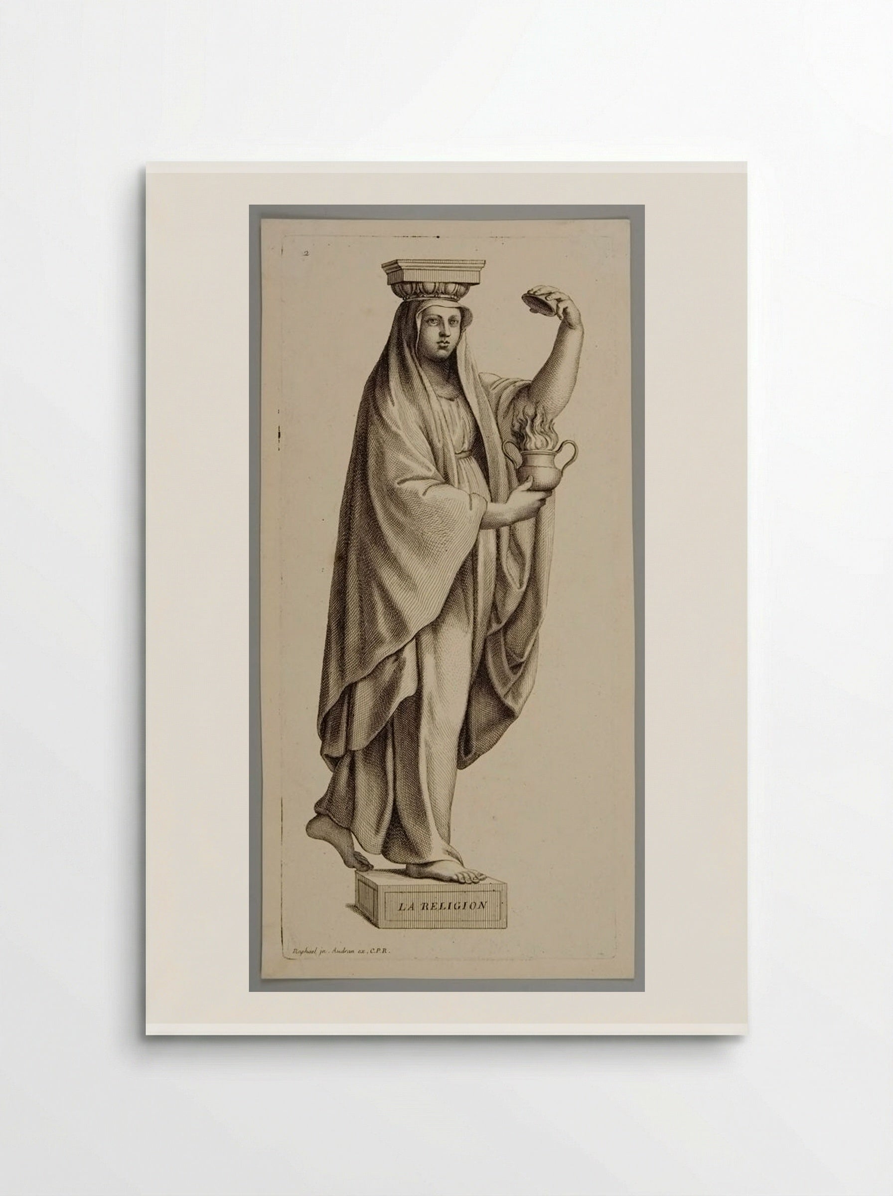 Religion (After Raphael) - Gérard Audran - Poster