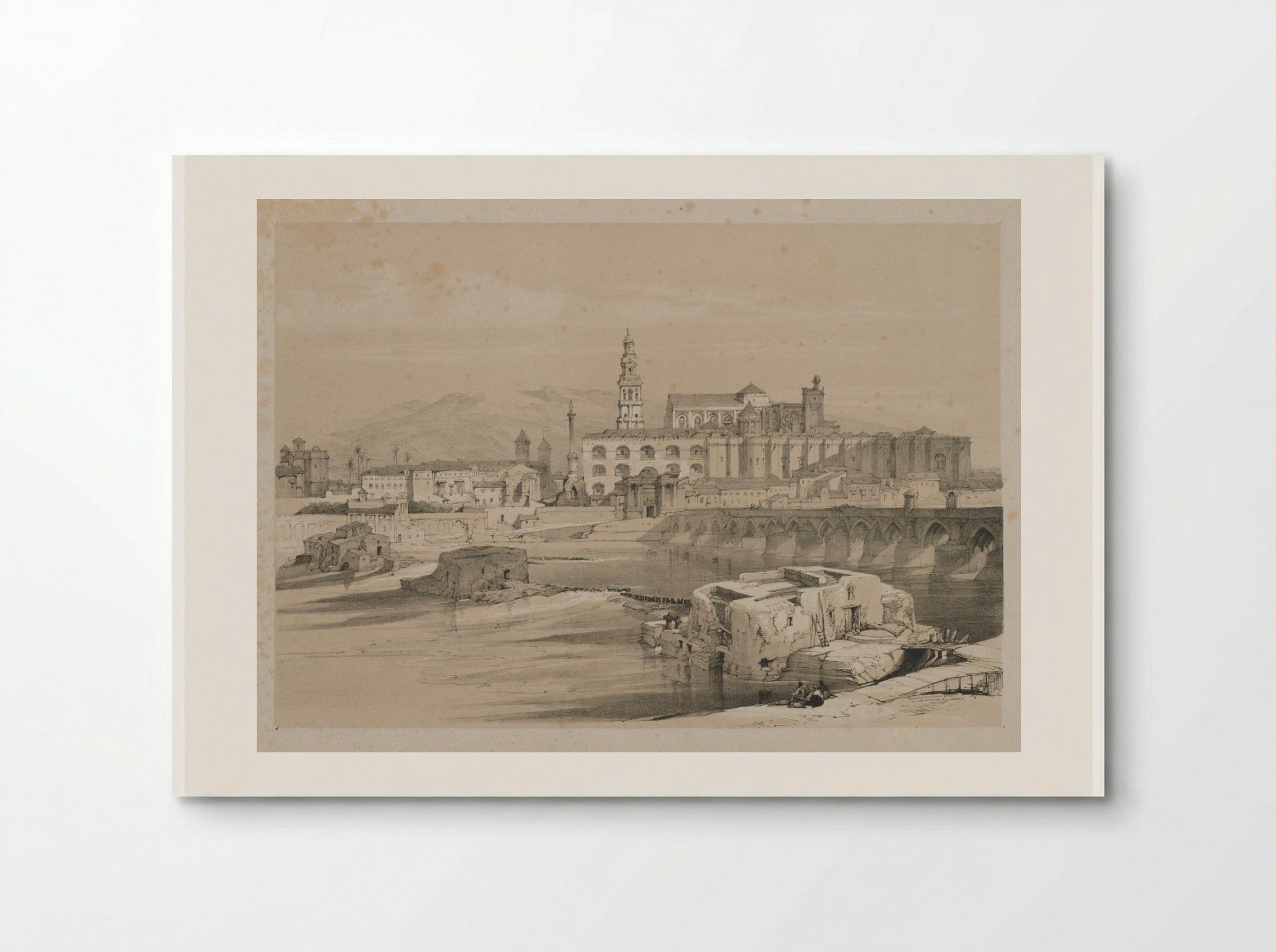 Remains of a Roman Bridge on the Guadalquivir, Cordova - Thomas Shotter Boys - Poster
