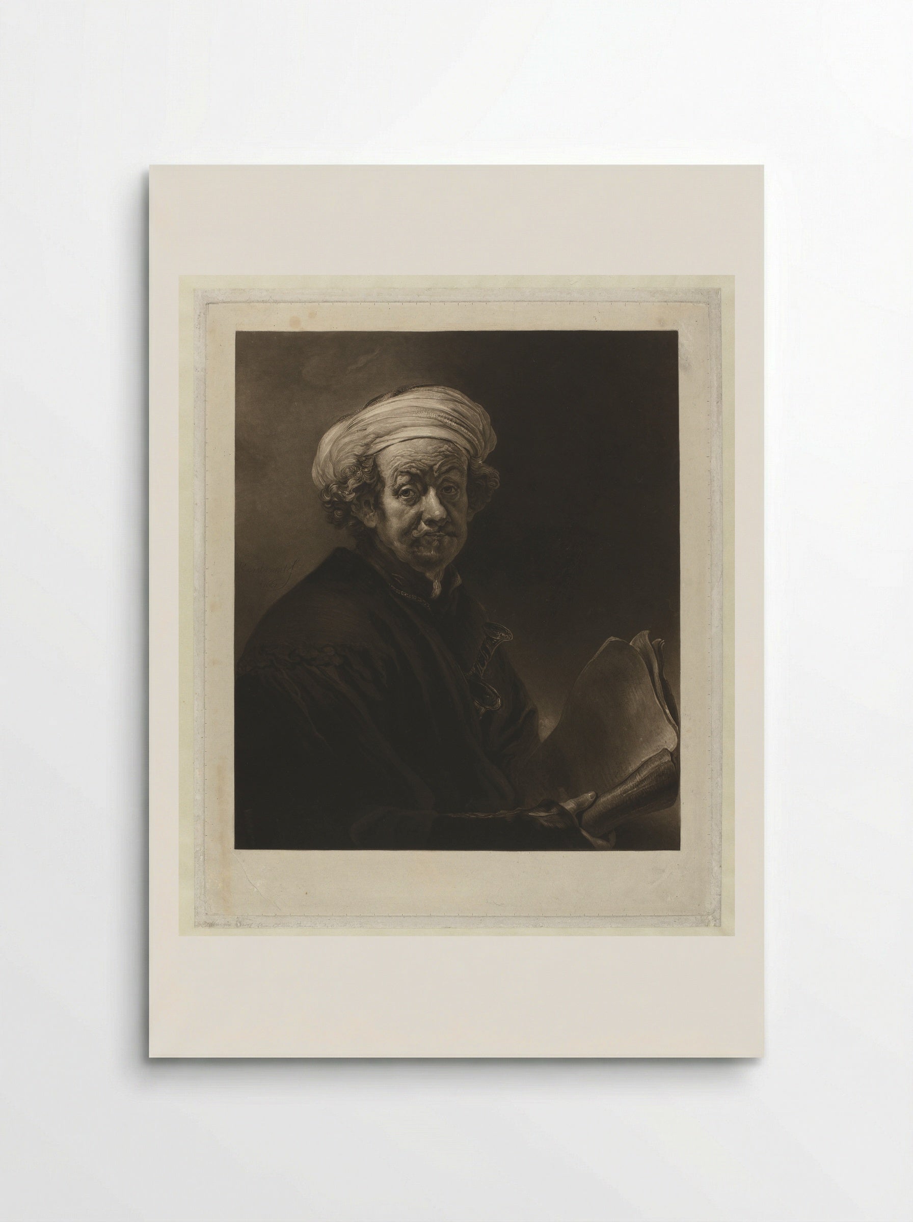 Rembrandt as Saint Paul - Charles Turner - Poster