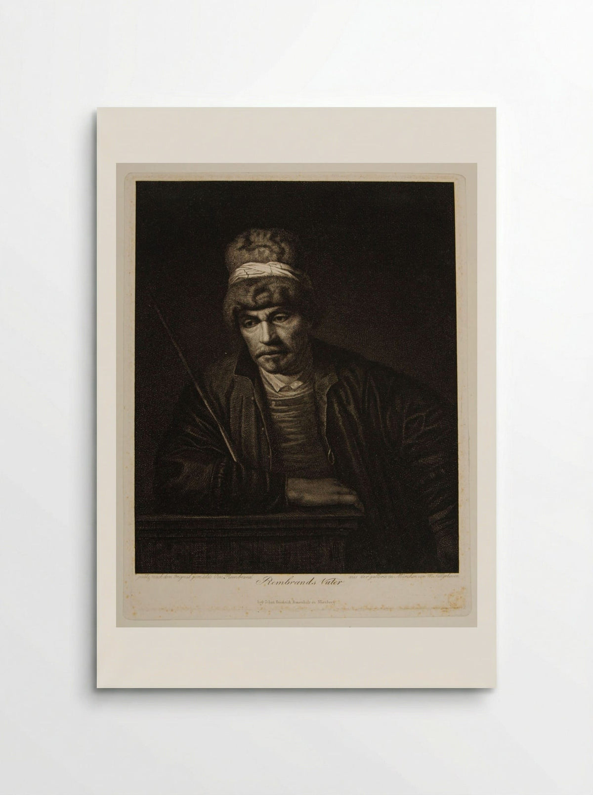 Rembrandt's Father - Moritz Kellerhoven - Poster