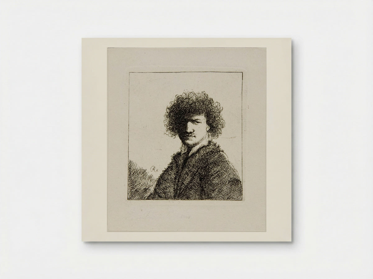 Rembrandt with Bushy Hair - David Deuchar - Poster