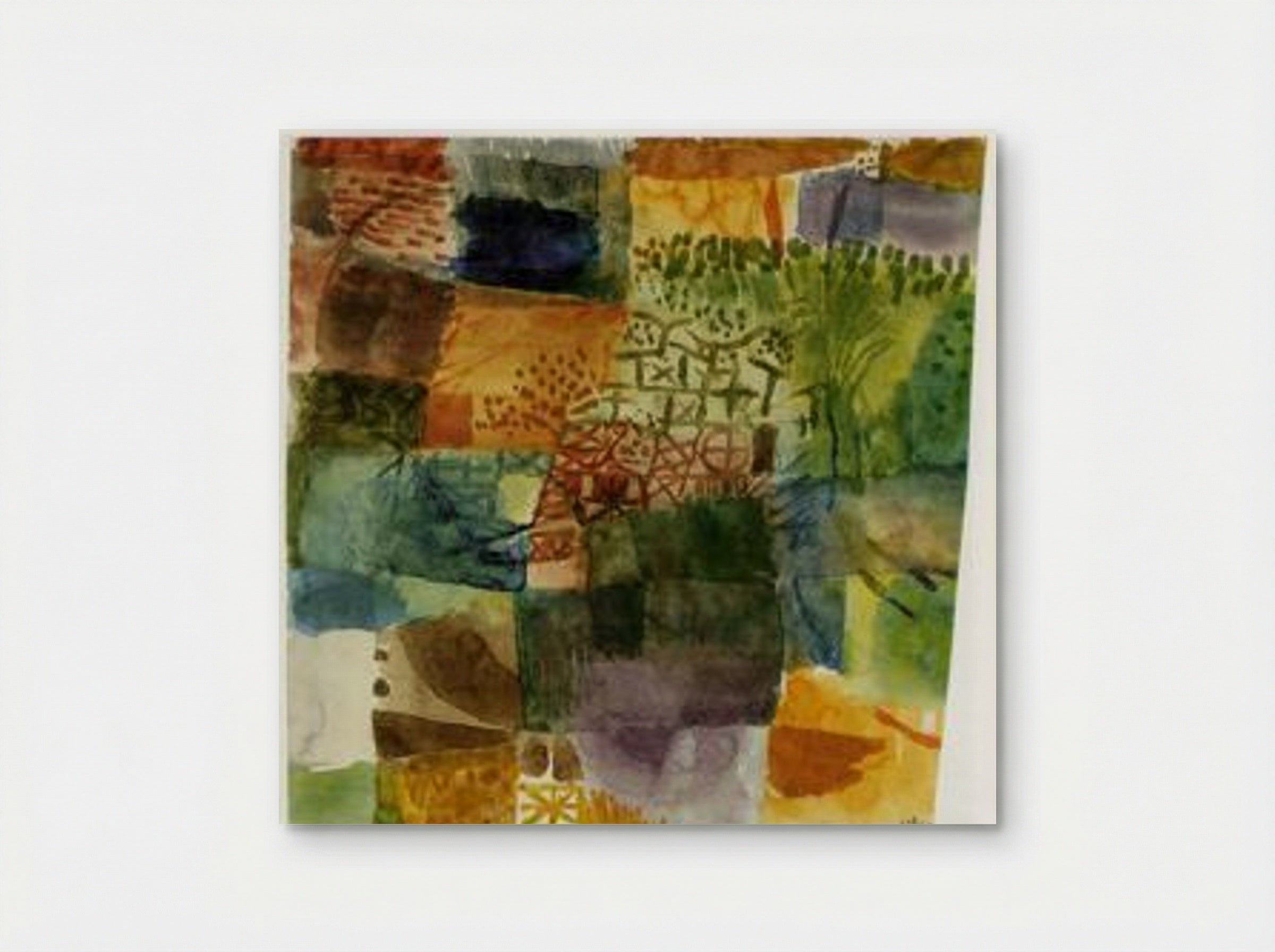 Remembrance of a Garden - Paul Klee - Poster
