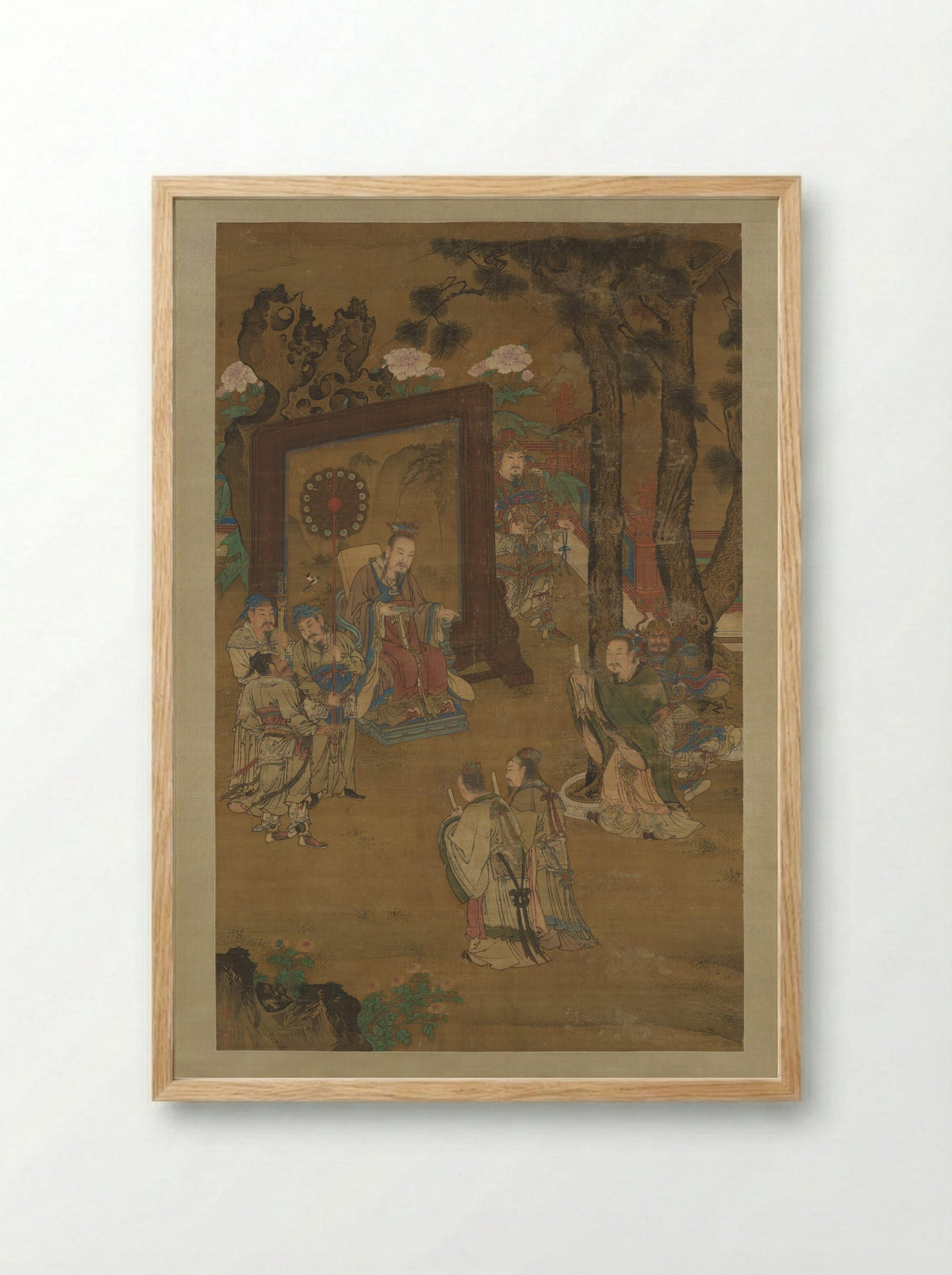 Remonstrating with the Emperor - Liu Jun - Framed Print Wood