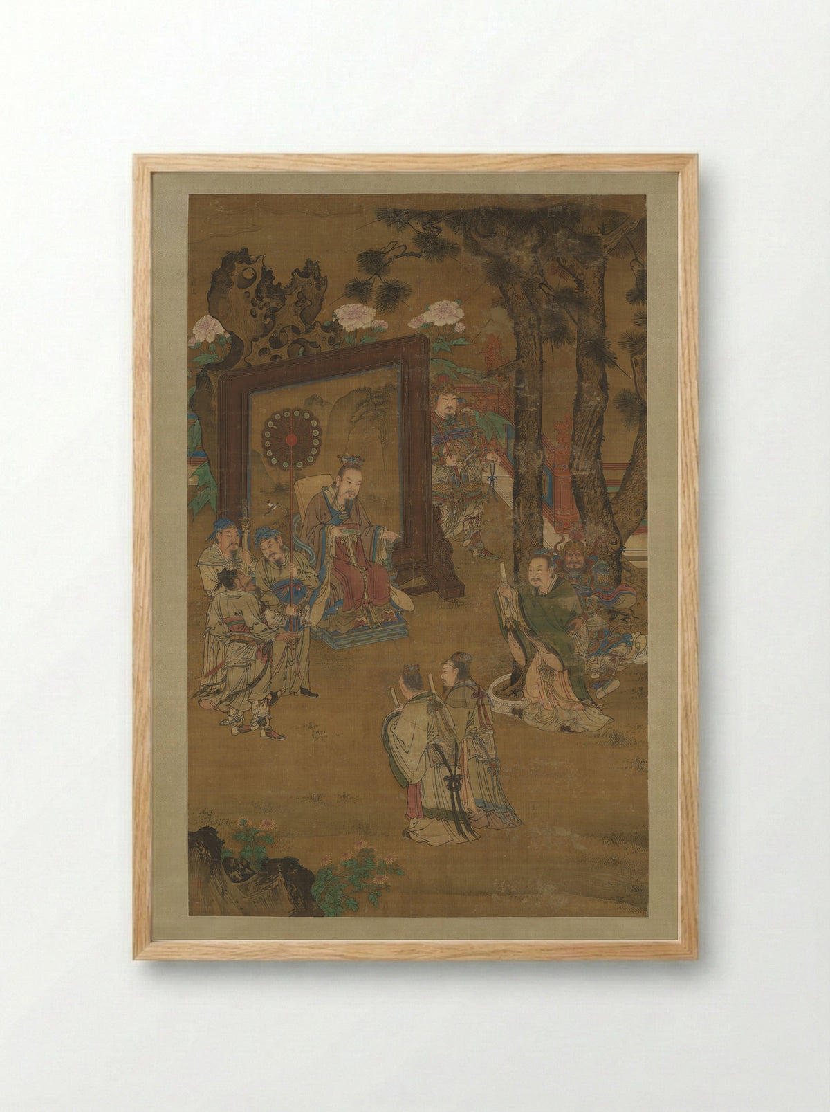 Remonstrating with the Emperor - Liu Jun - Framed Print Wood