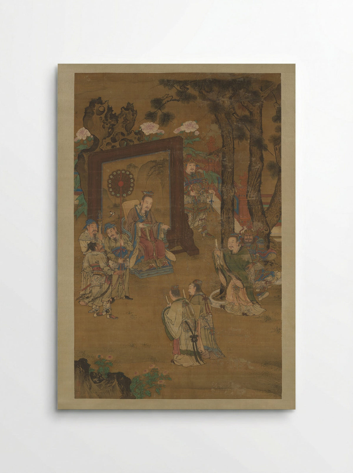 Remonstrating with the Emperor - Liu Jun - Poster