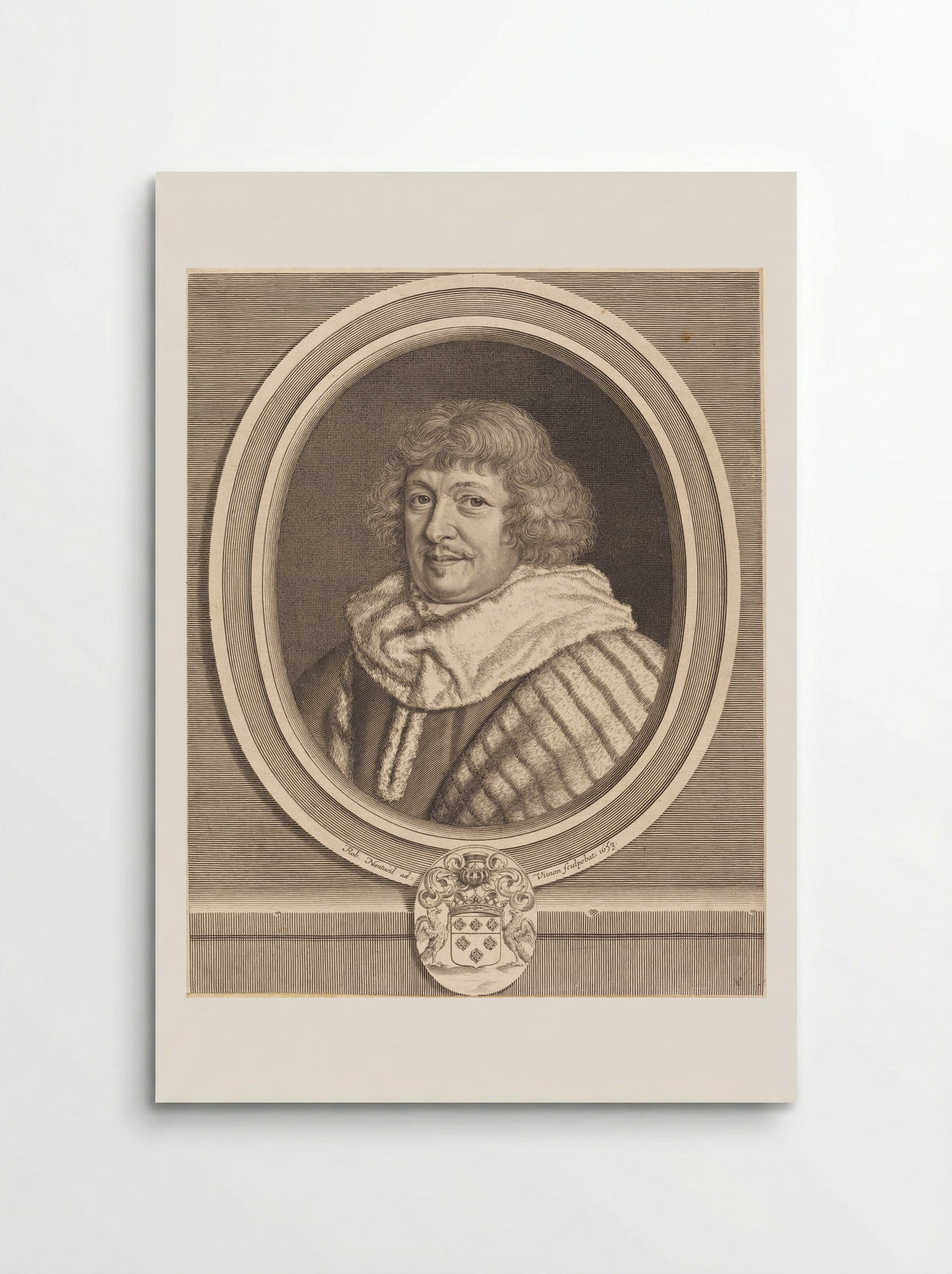 René, Marquis de Maisons - Robert Nanteuil - Poster
