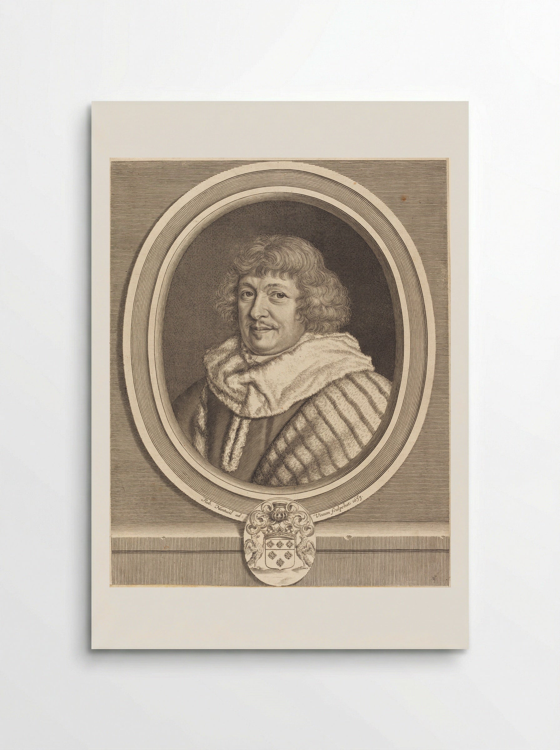 René, Marquis de Maisons - Robert Nanteuil - Poster