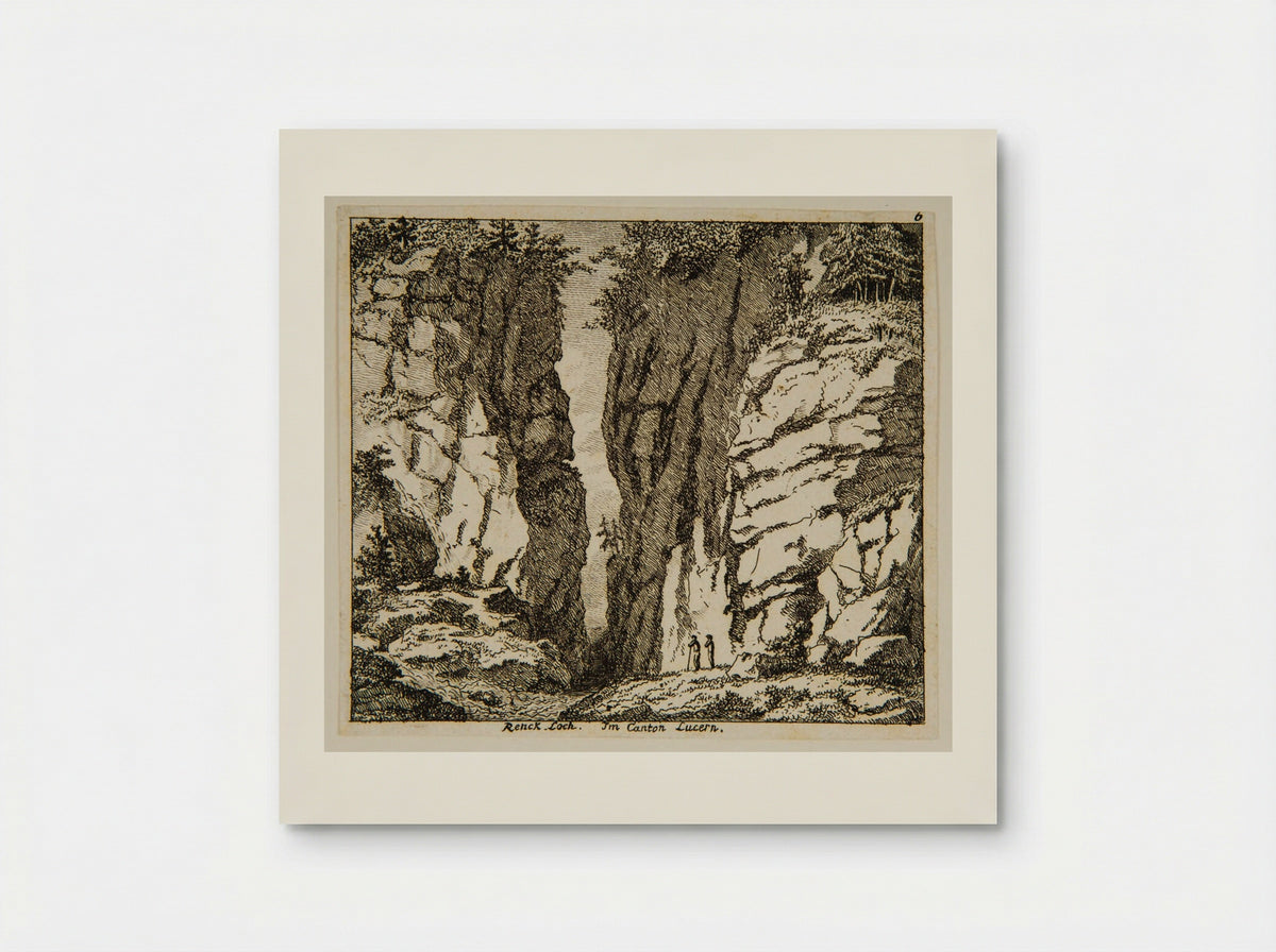 Renck Loch, Im Canton Lucern - Salomon Gessner - Poster