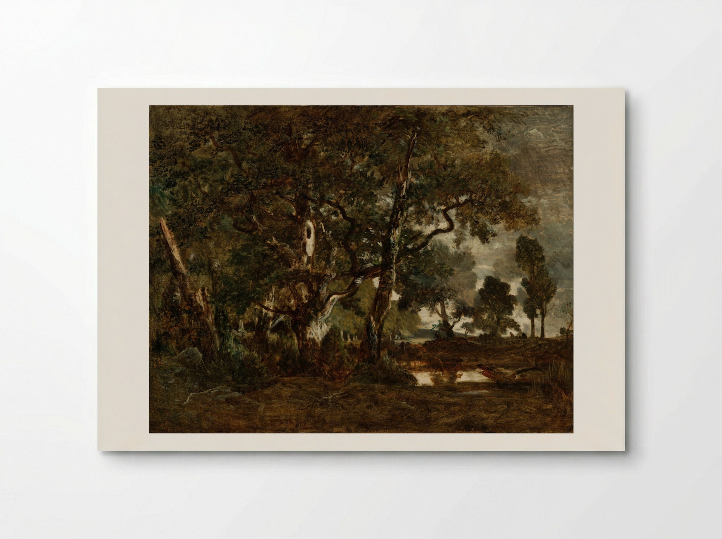 Rendez-vous de chasse, Forest of Fontainebleau - Théodore Rousseau - Poster