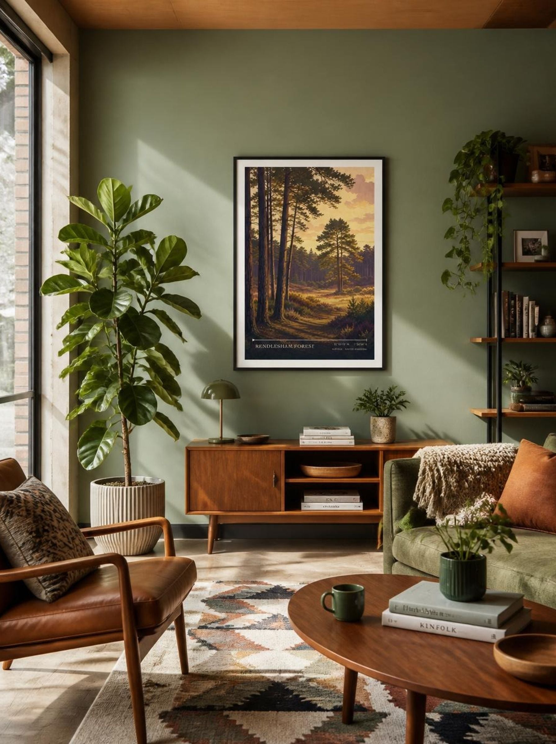 Rendlesham Forest Suffolk United Kingdom Travel Poster - Lifestyle