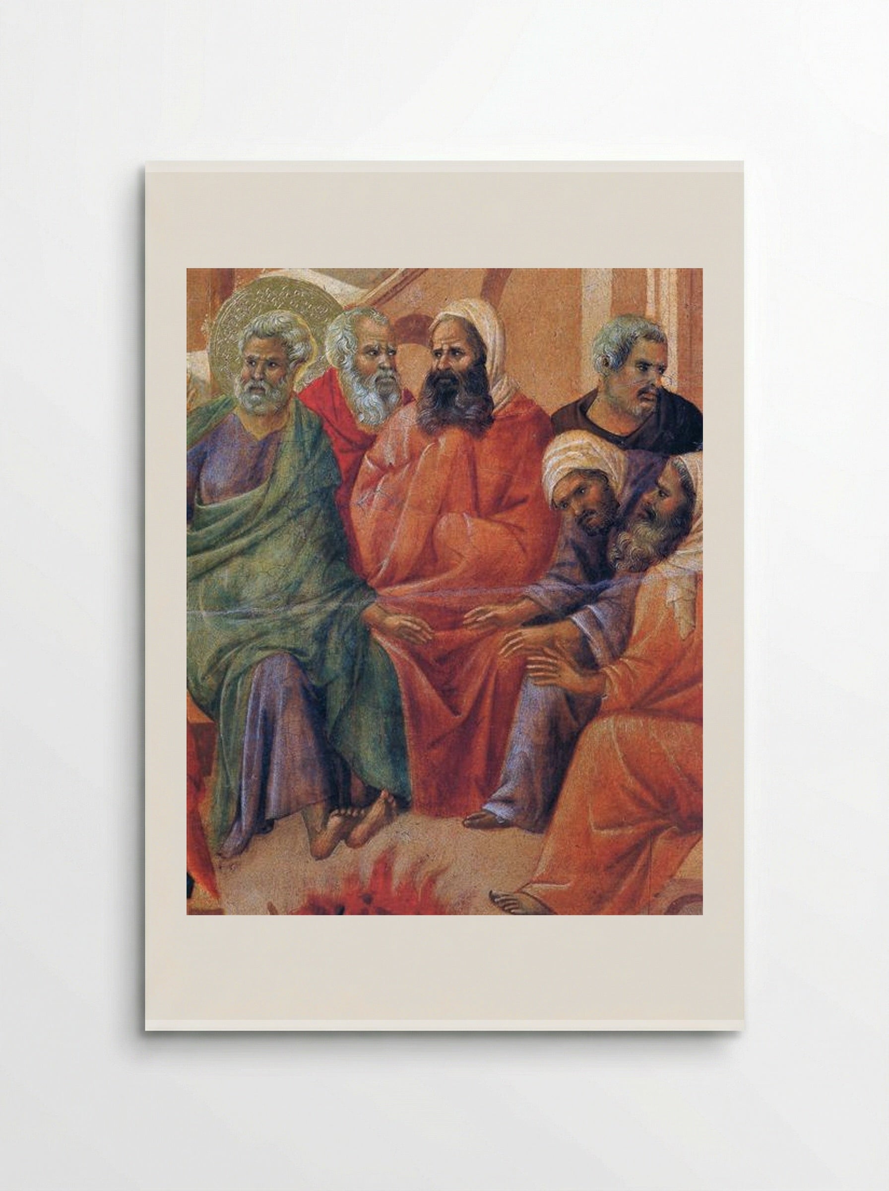 Renunciation of Peter (Fragment) - Duccio di Buoninsegna - Poster