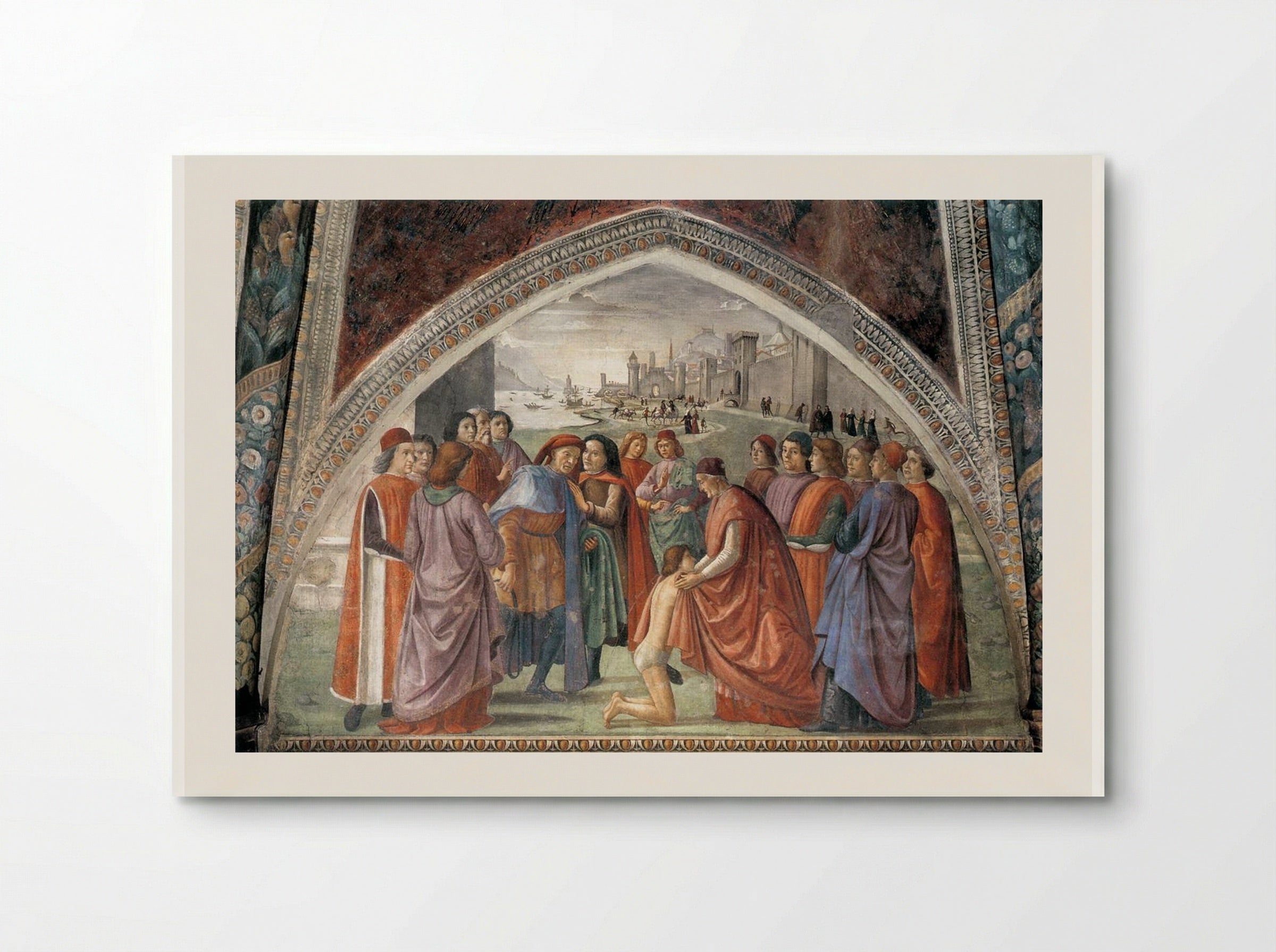 Renunciation of Worldly Goods - Domenico Ghirlandaio - Poster