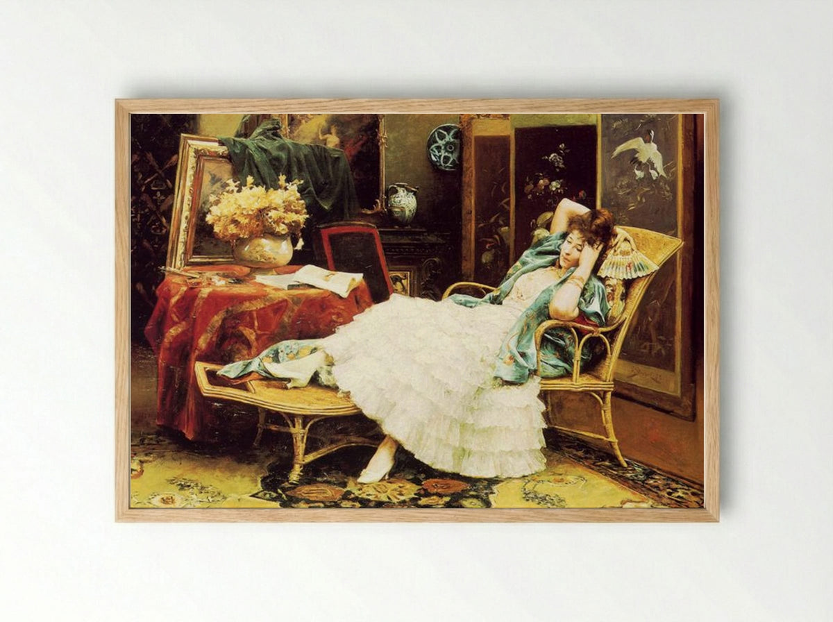 Repose - Julius LeBlanc Stewart - Framed Print Wood