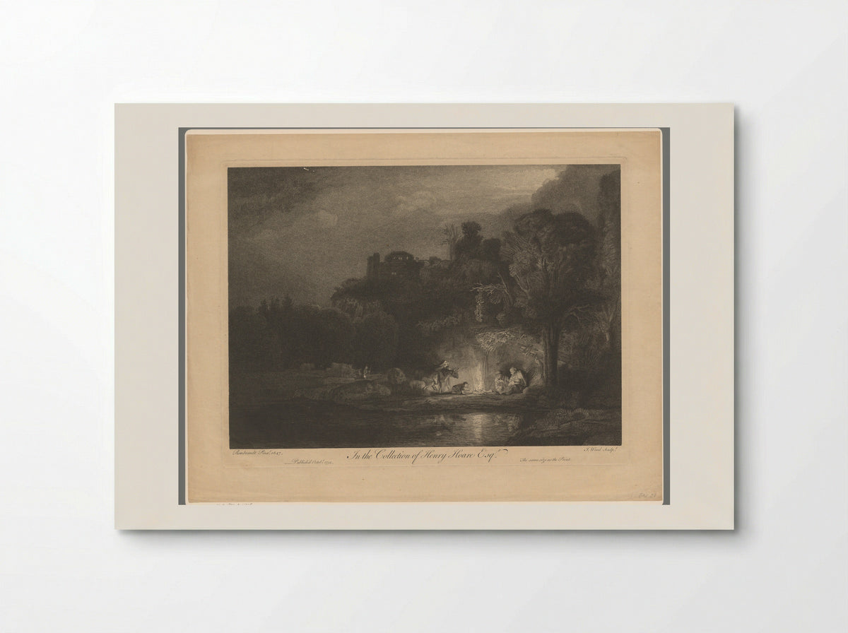 Rest on the Flight into Egypt - Arthur Pond - Poster