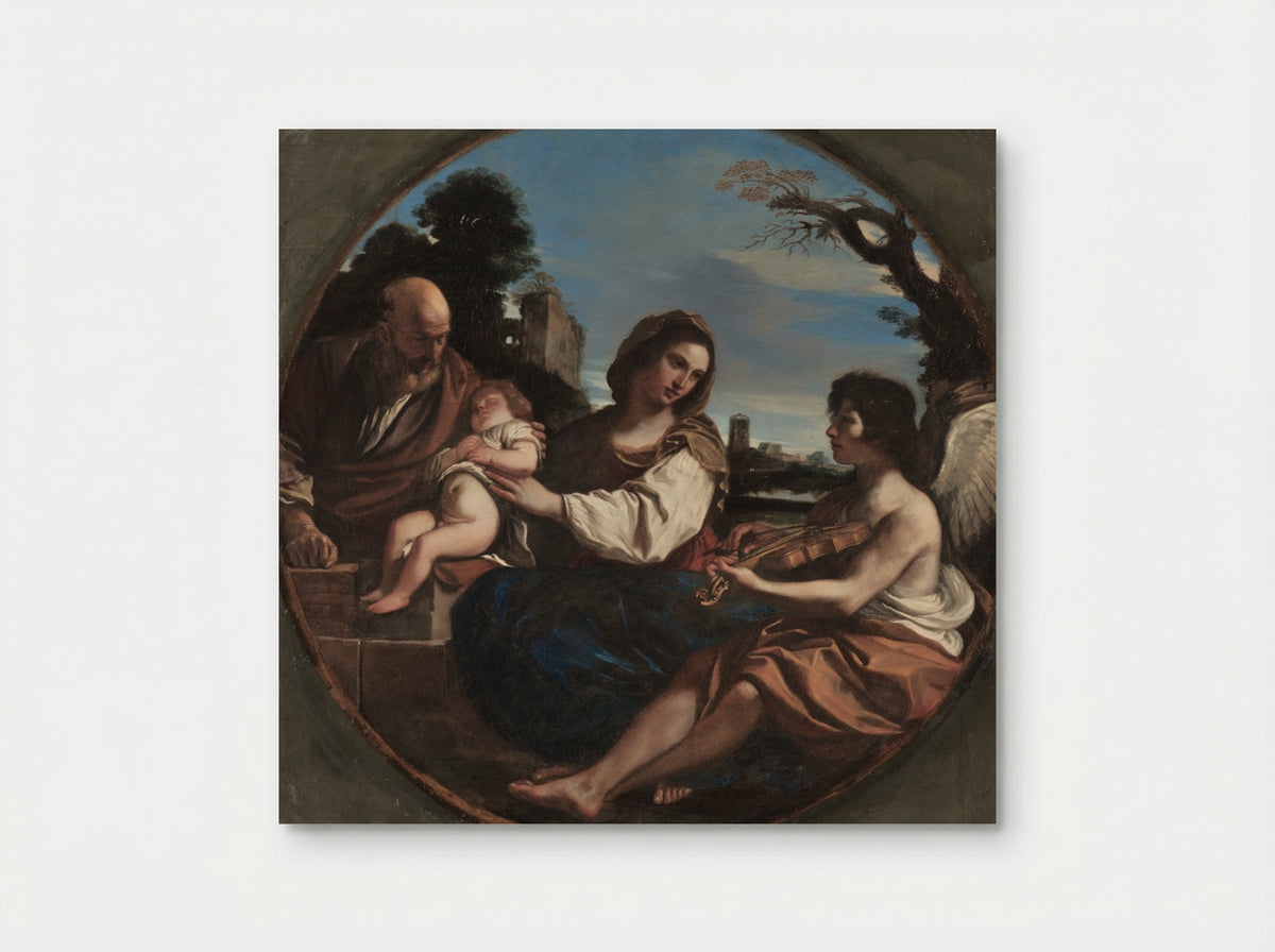 Rest on the Flight into Egypt - Guercino - Poster