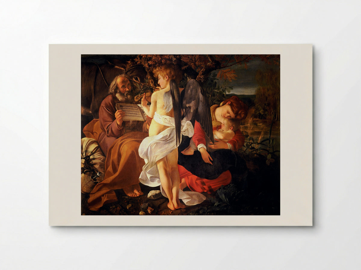 Rest on the Flight into Egypt - Caravaggio - Poster