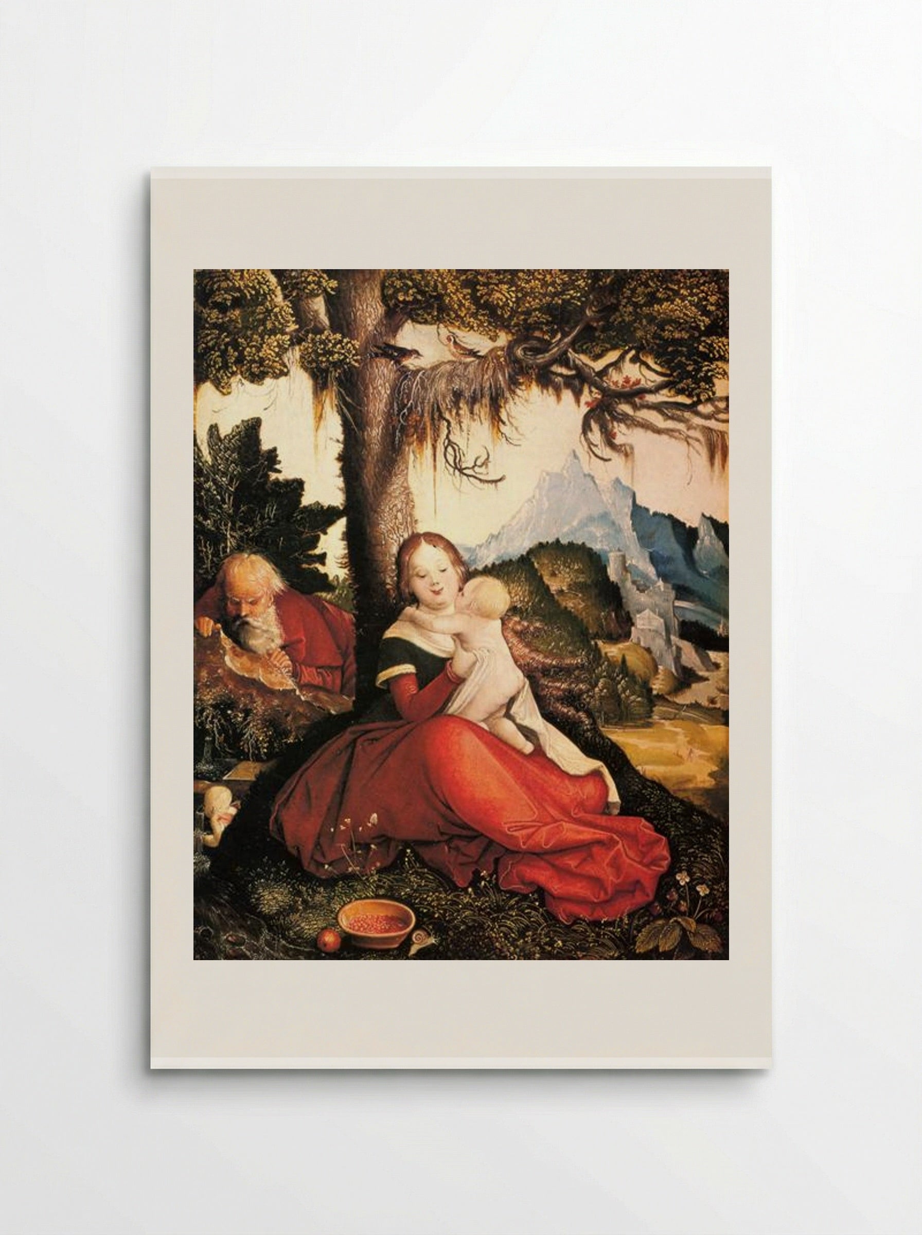 Rest on the Flight to Egypt - Hans Baldung - Poster
