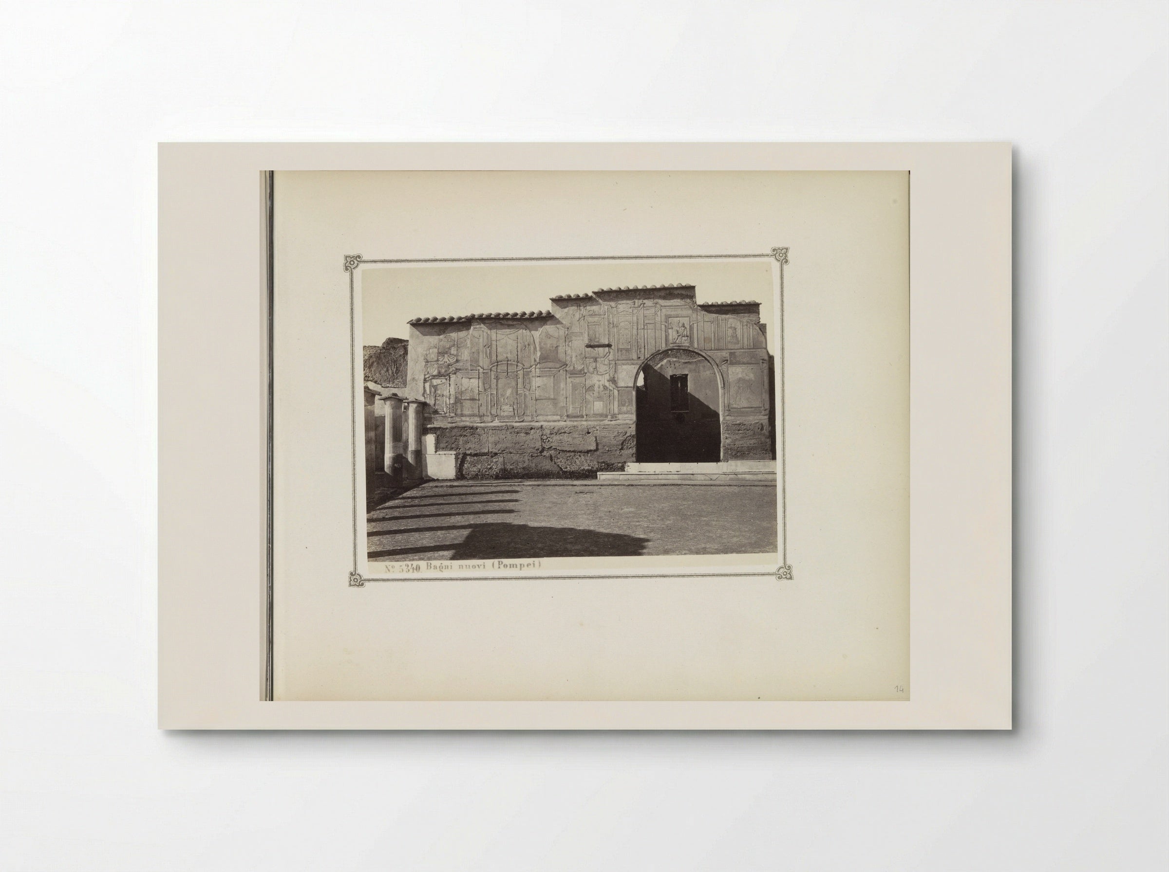 Restanten van een badhuis in Pompeï - Giorgio Sommer - Poster
