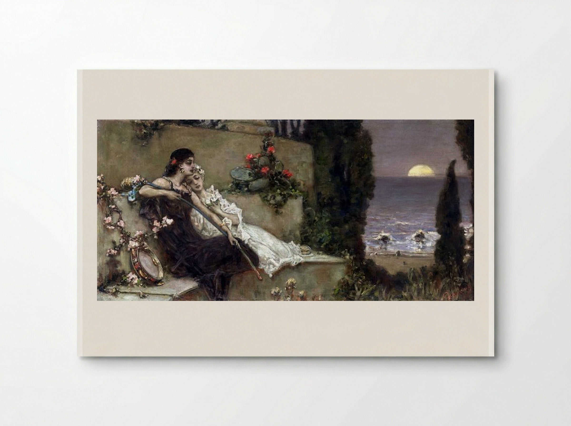 Resting by the Shore - Wilhelm Kotarbinski - Poster