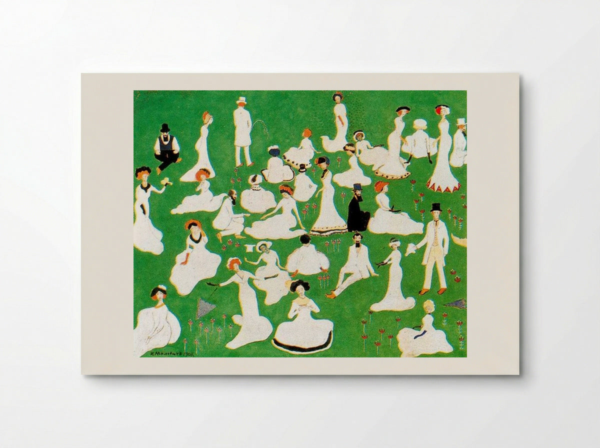 Resting. Society in Top Hats - Kazimir Malevich - Poster
