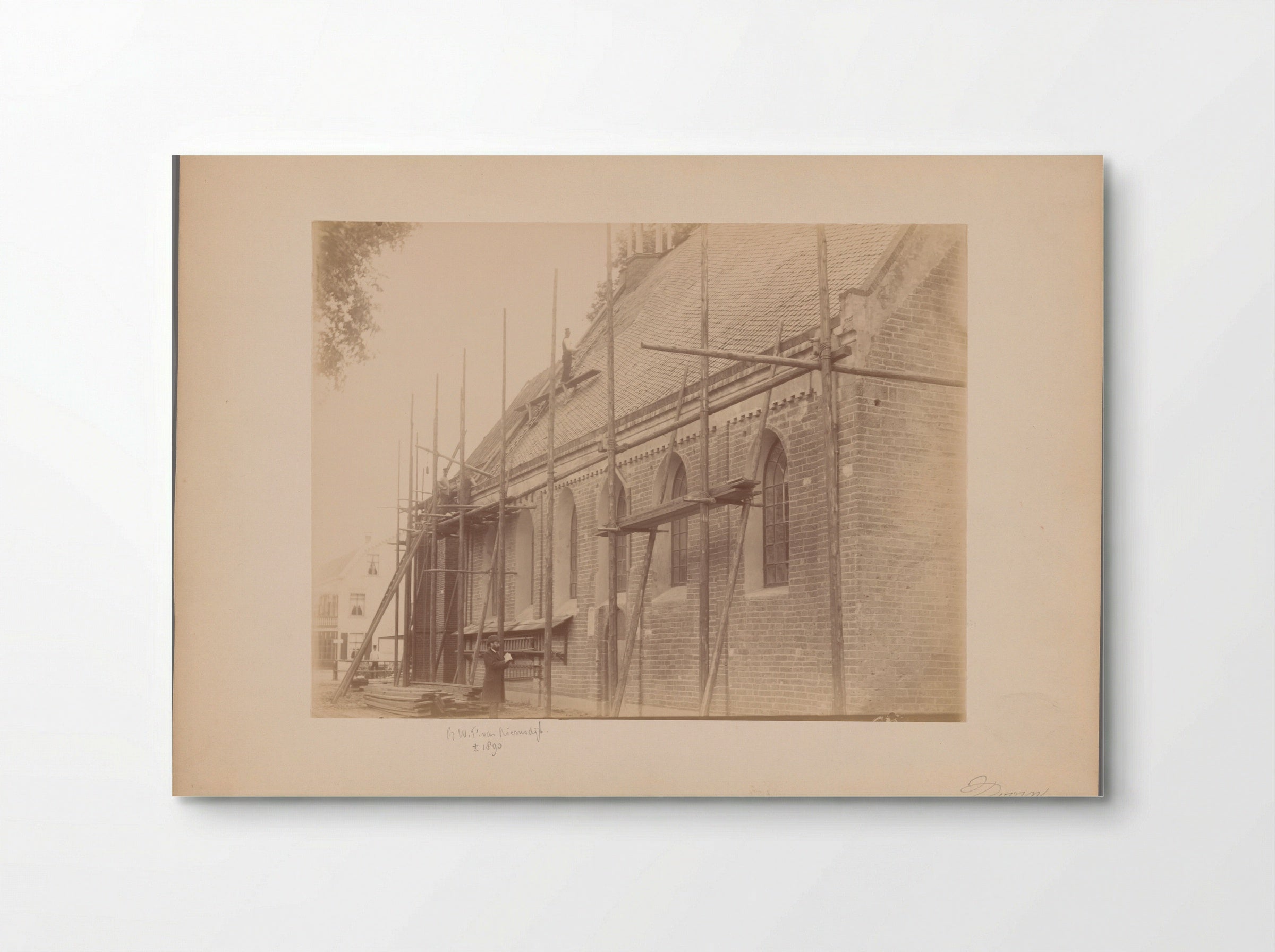 Restoration of the Church in Doorn - Barthold Willem Floris van Riemsdijk - Poster