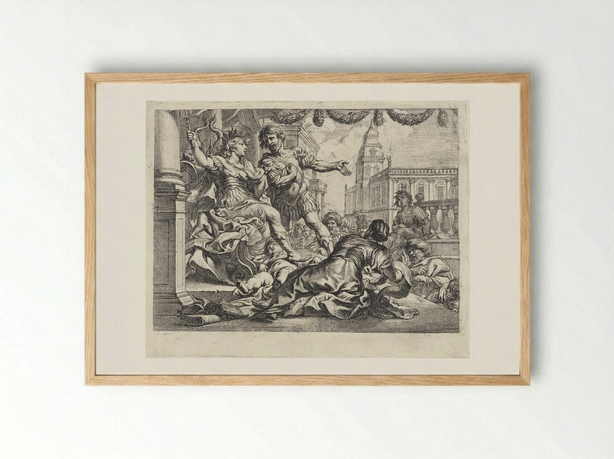 Retorica - Cornelis Schut (I) - Framed Print Wood