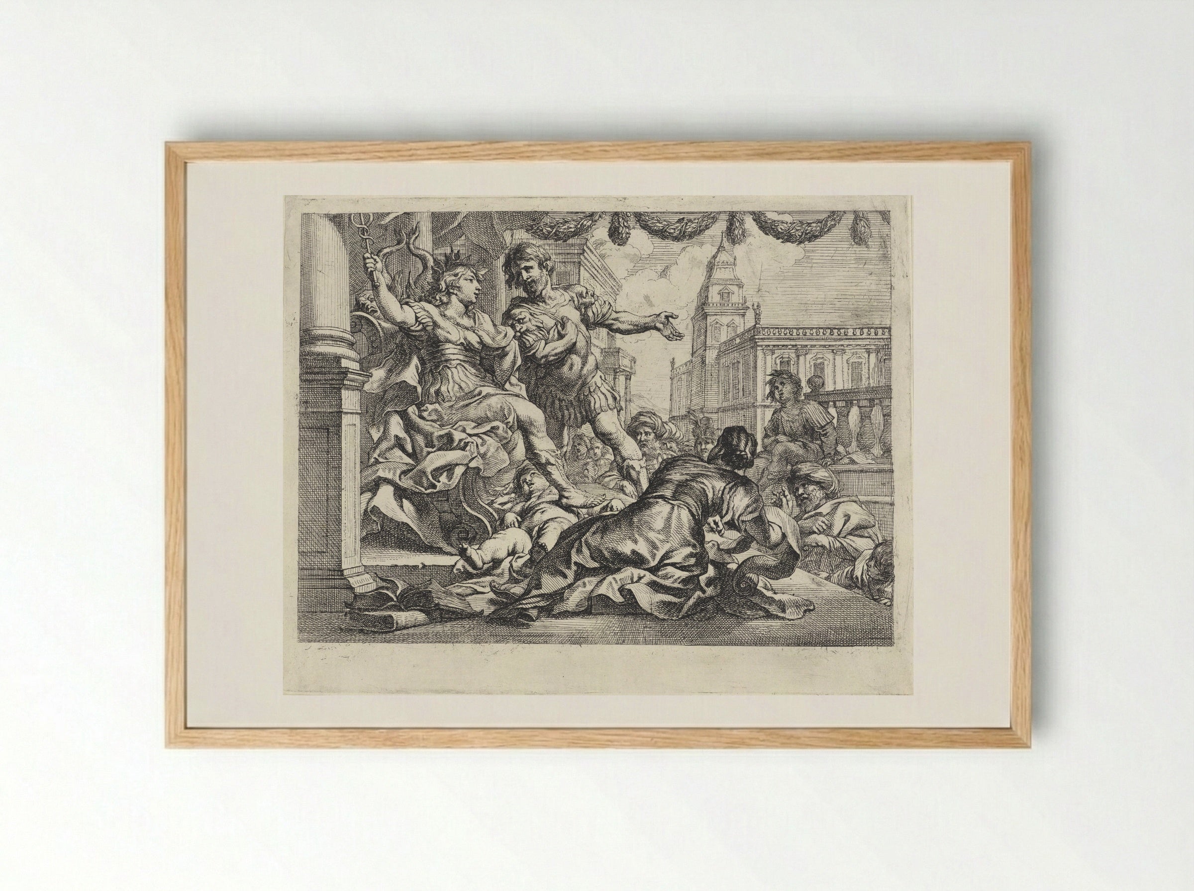 Retorica - Cornelis Schut (I) - Framed Print Wood