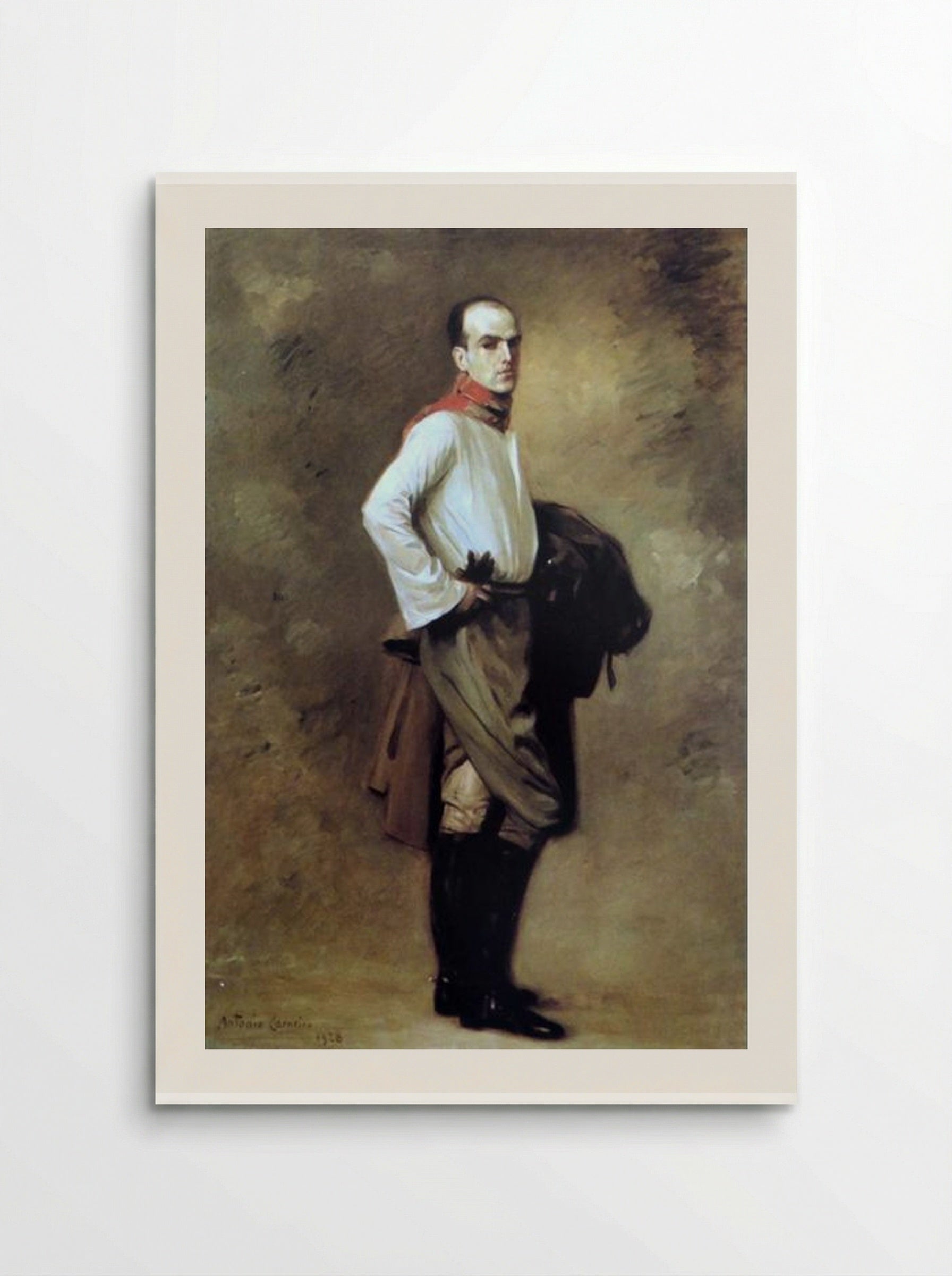 Retrato de Carlos Carneiro, Cavaleiro - António Carneiro - Poster