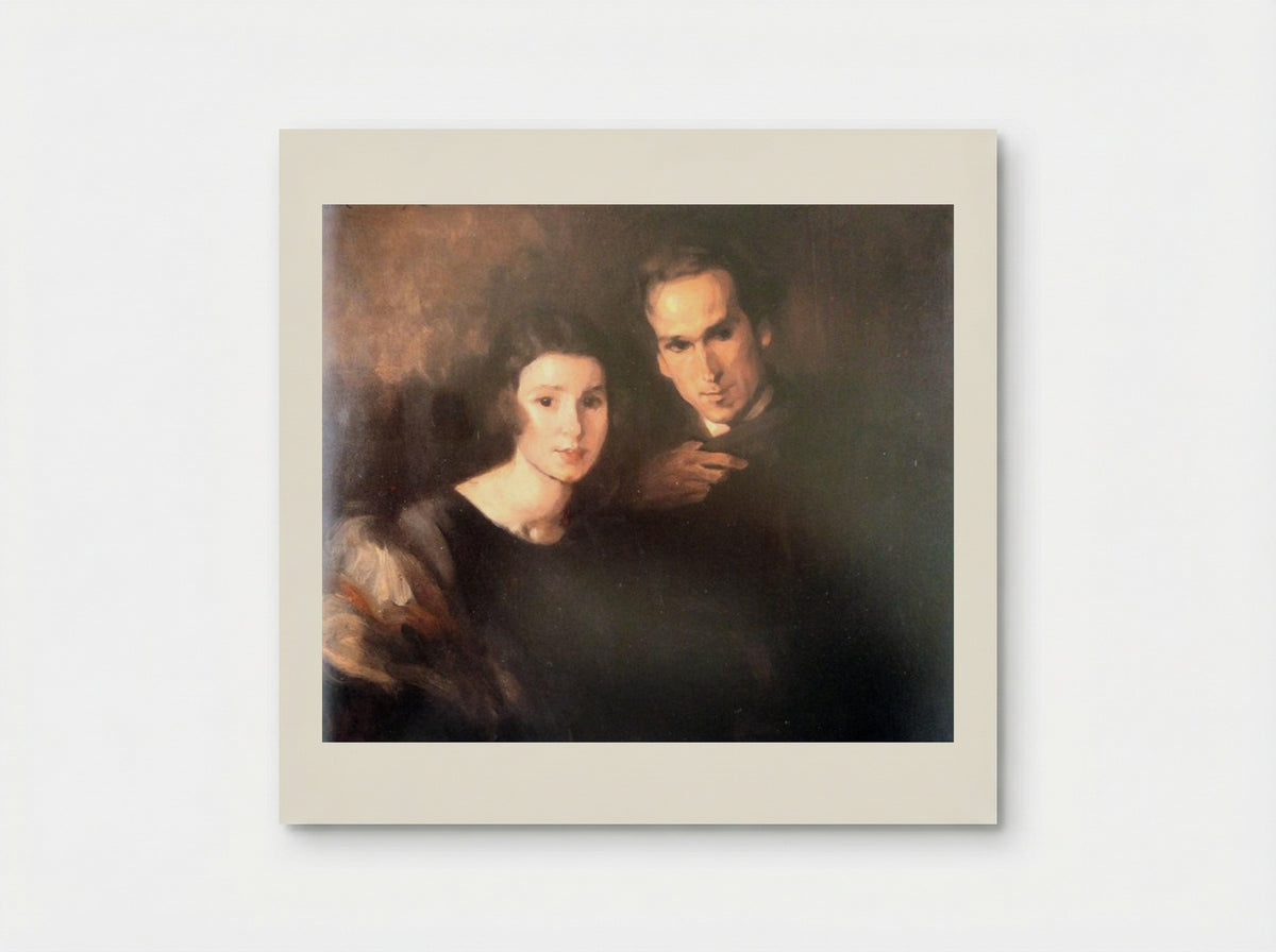 Retrato de Cláudio e Maria - António Carneiro - Poster