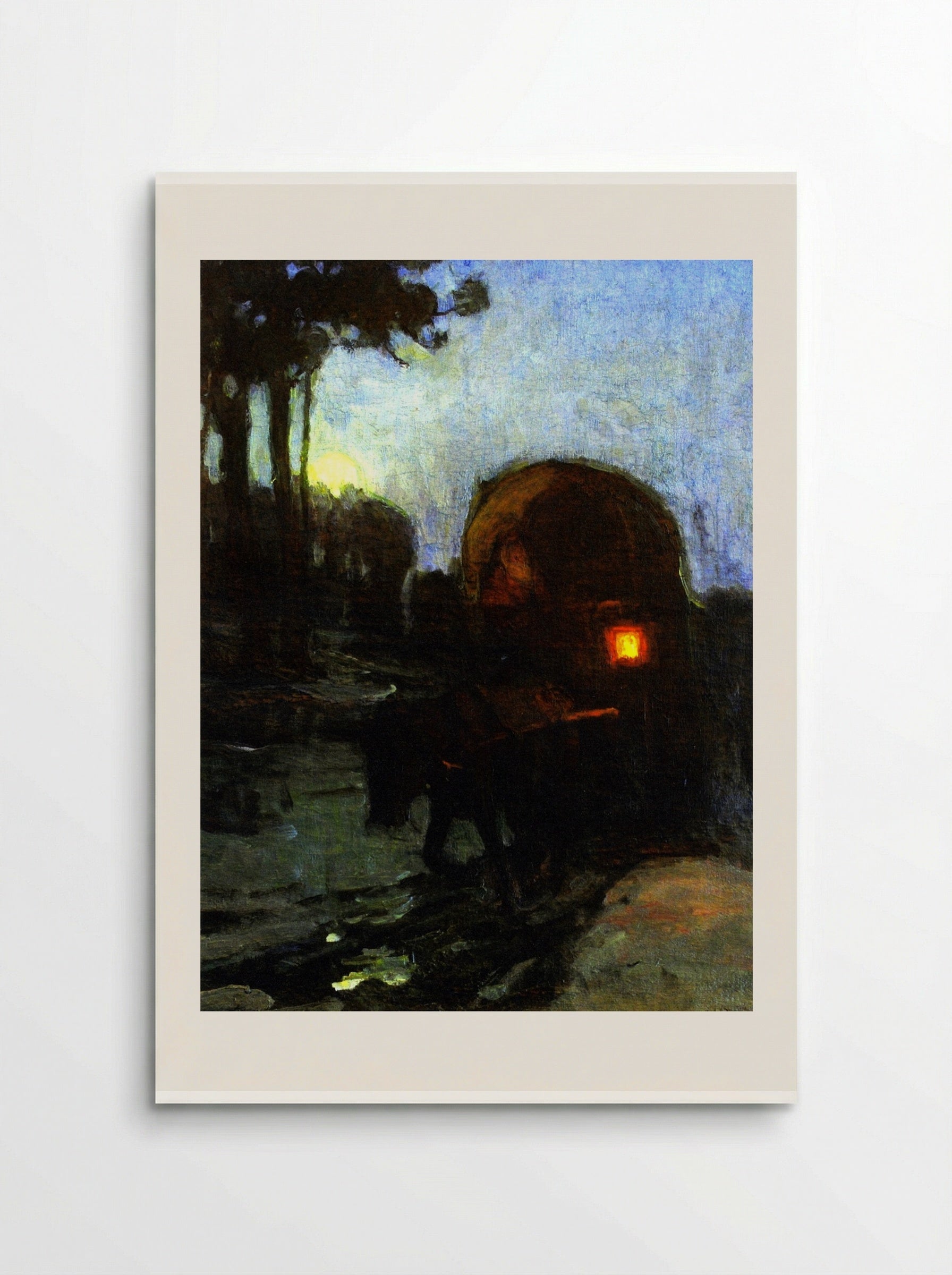 Return at Night from the Market - Henry Ossawa Tanner - Poster