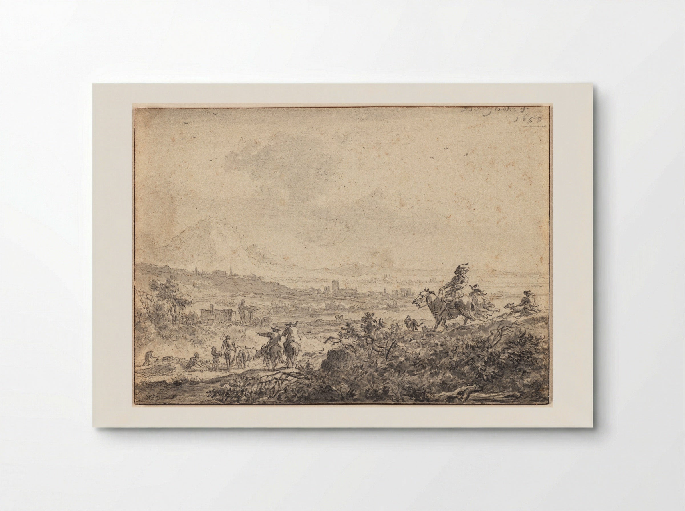 Return from the Hunt - Nicolaes Berchem the Elder - Poster