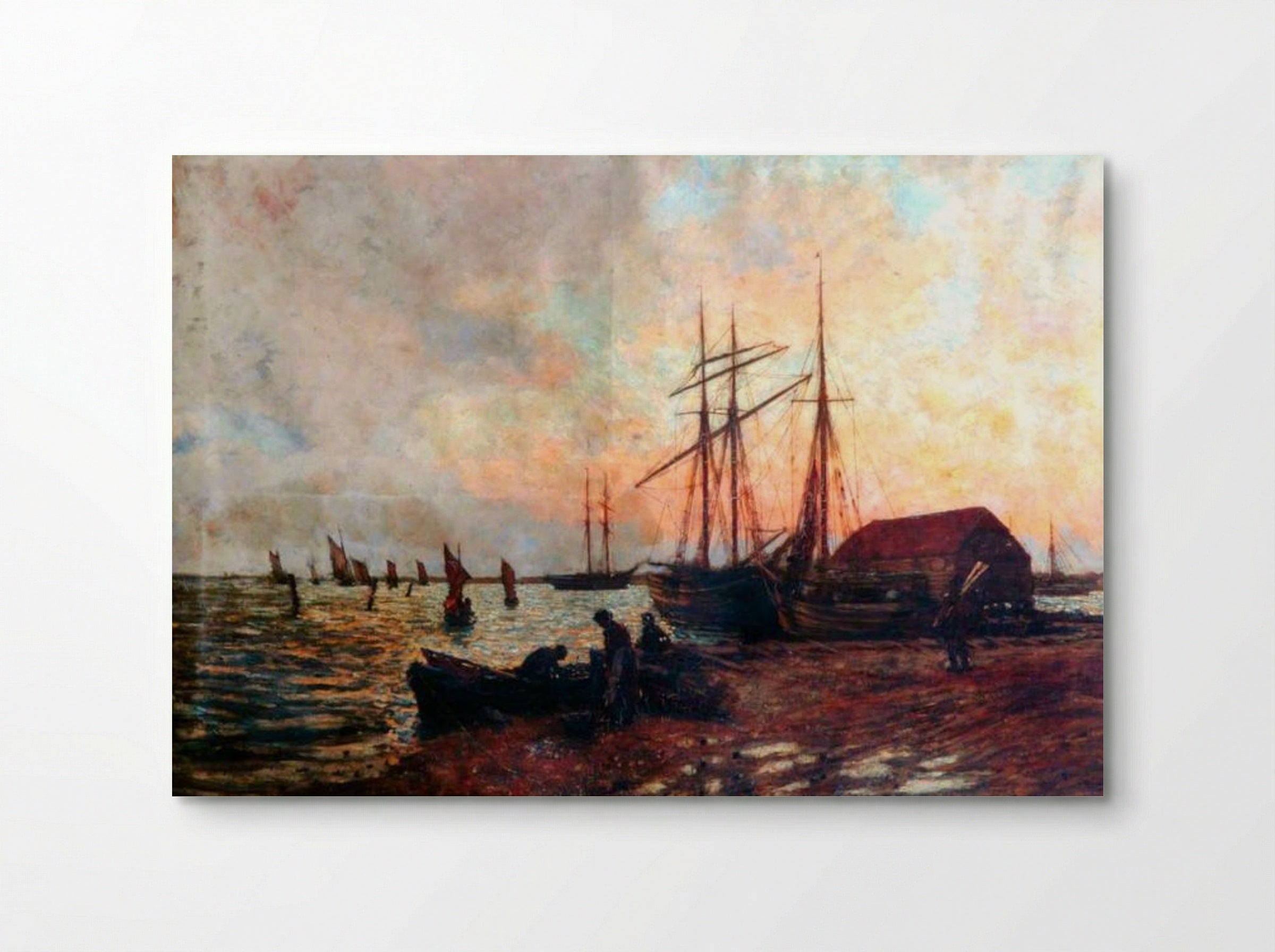 Return of the Boat, Shoreham - James Charles - Poster