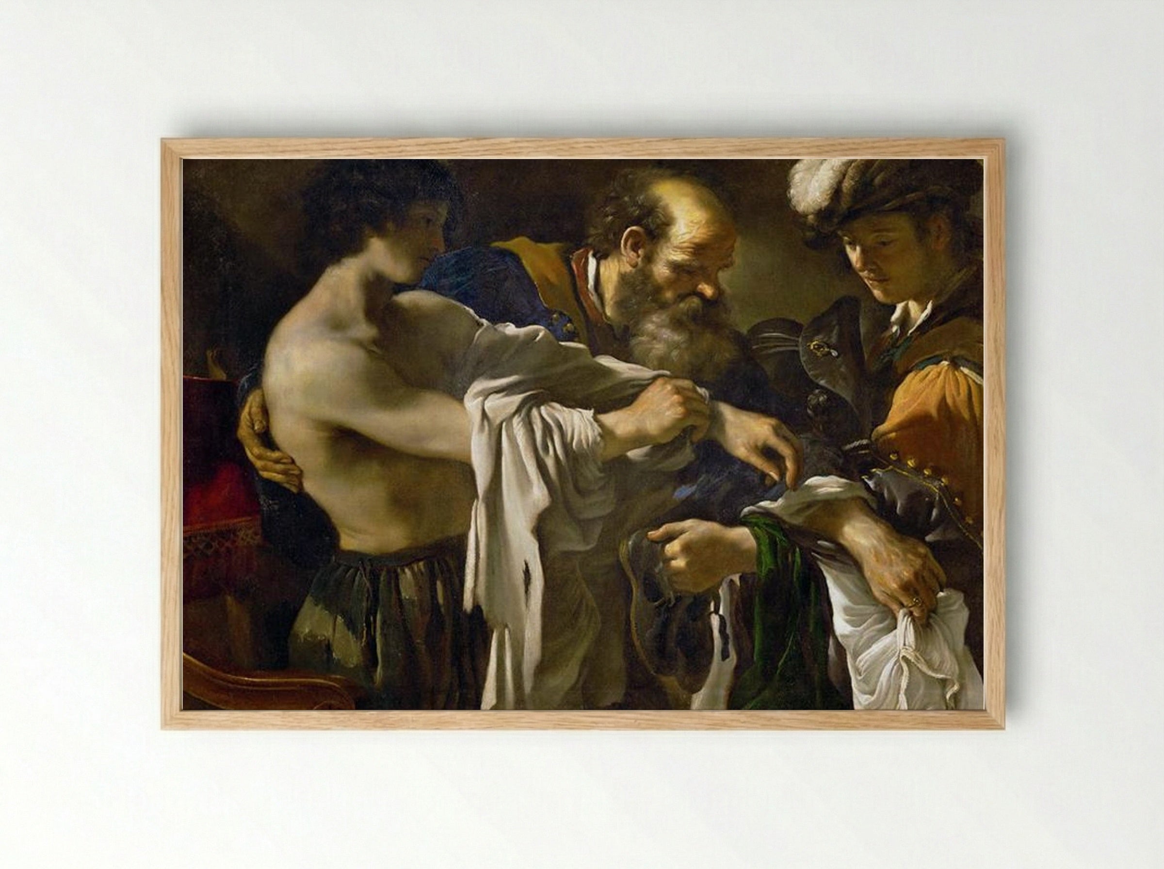 Return of the Prodigal Son - Guercino - Framed Print Wood