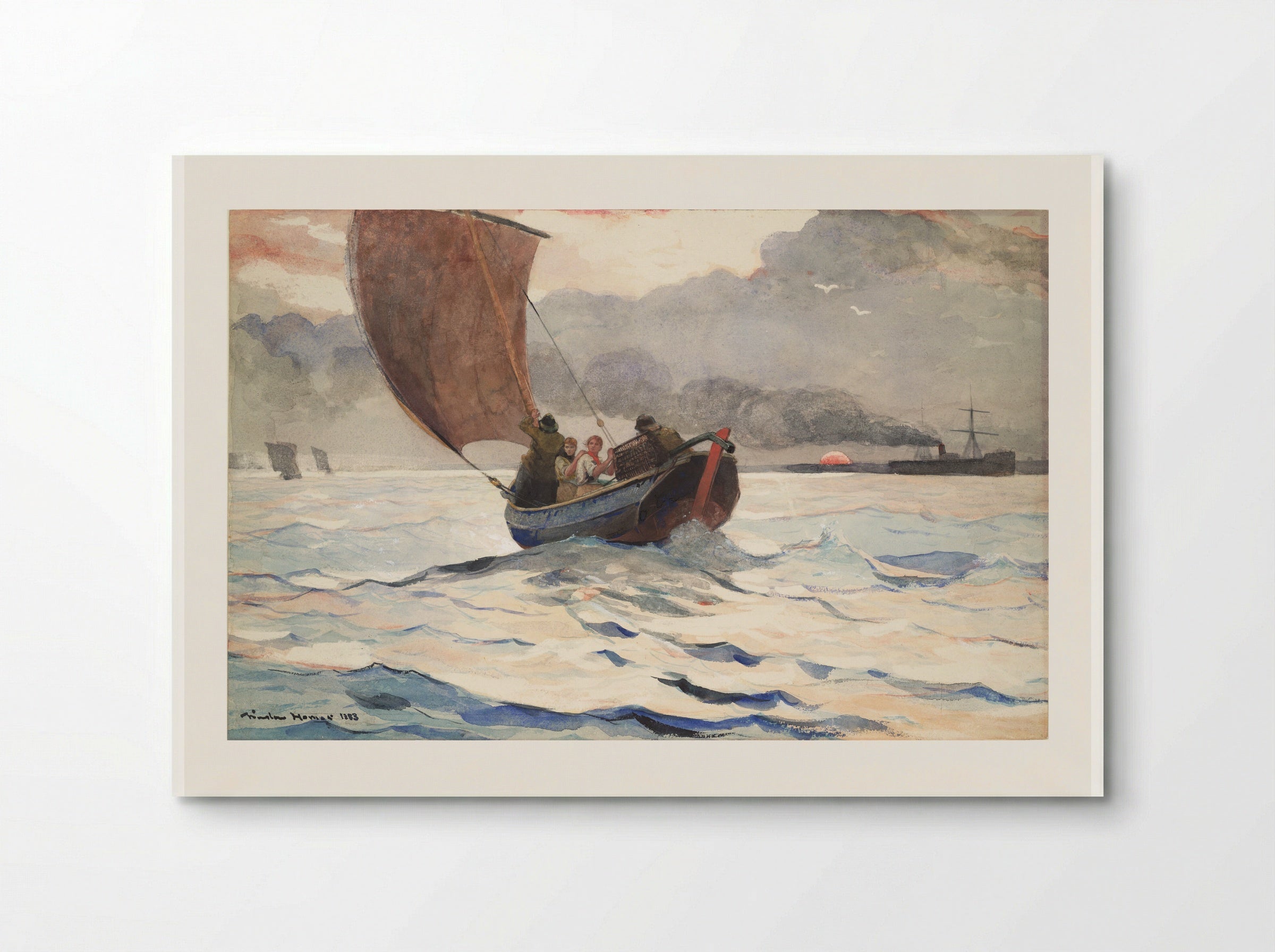 Returning Fishing Boats - Winslow Homer - Poster