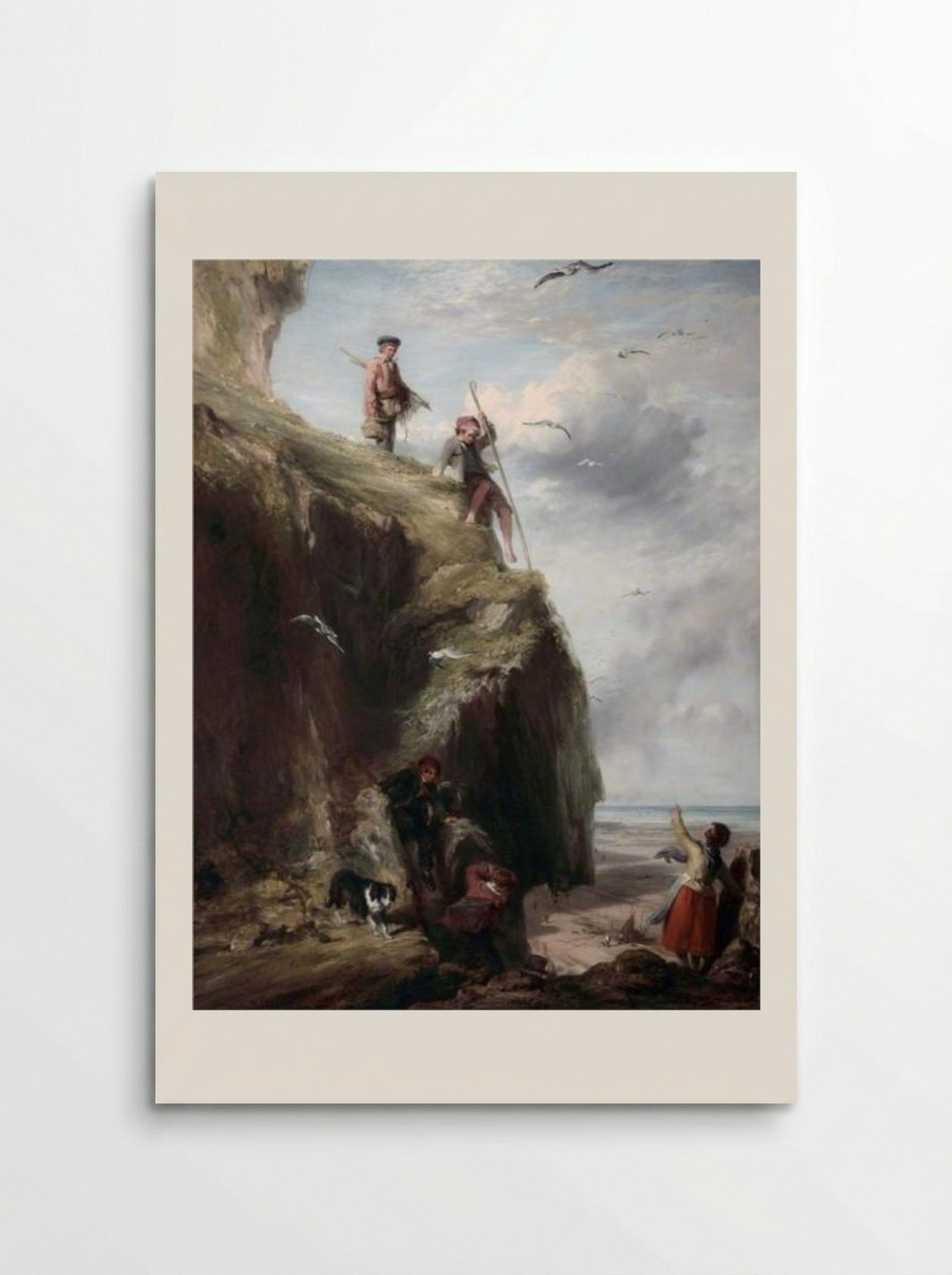 Returning from the Haunts of the Seafowl - William Collins - Poster