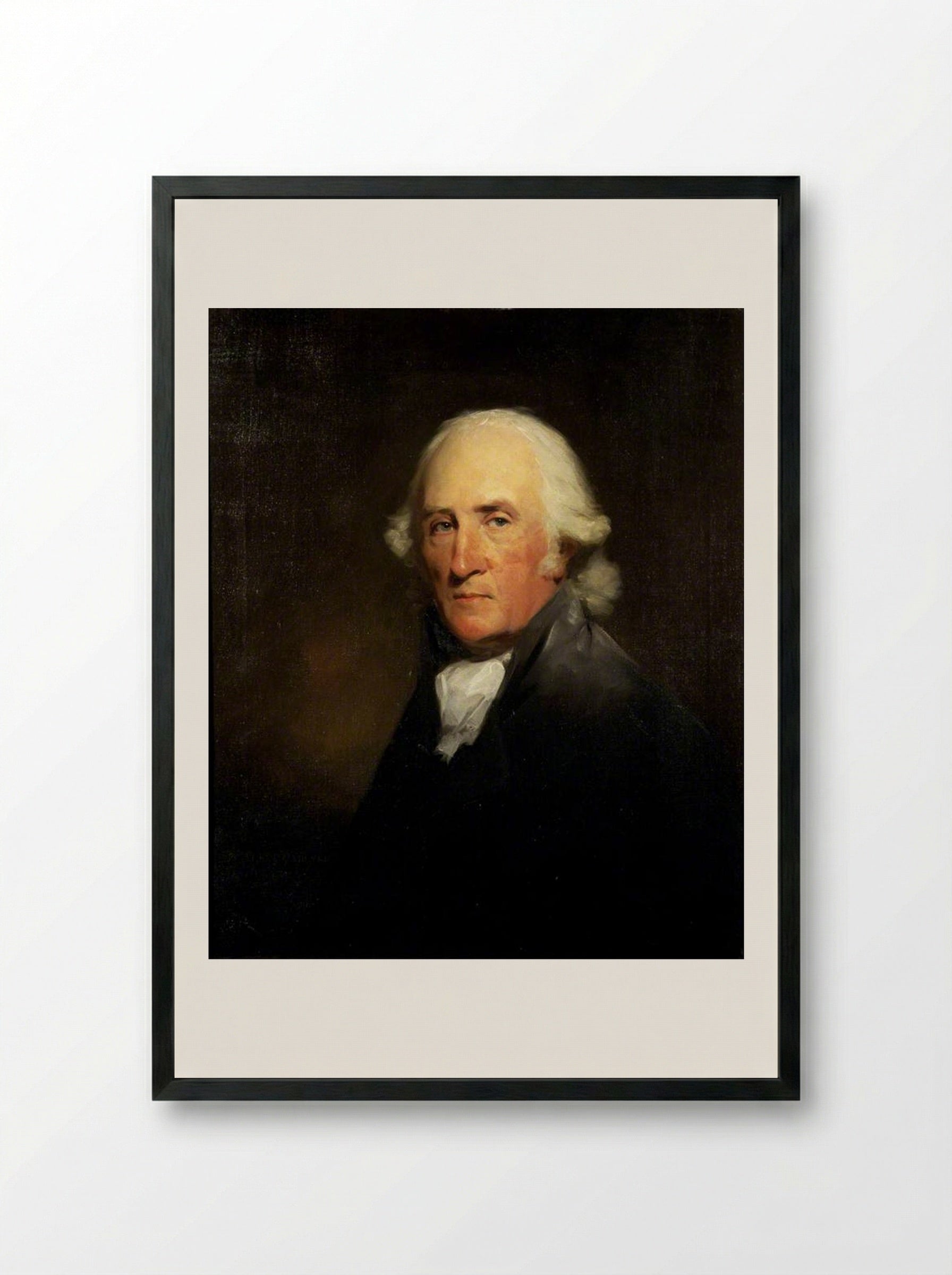 Rev. Alexander Carlyle - Henry Raeburn - Framed Print Black