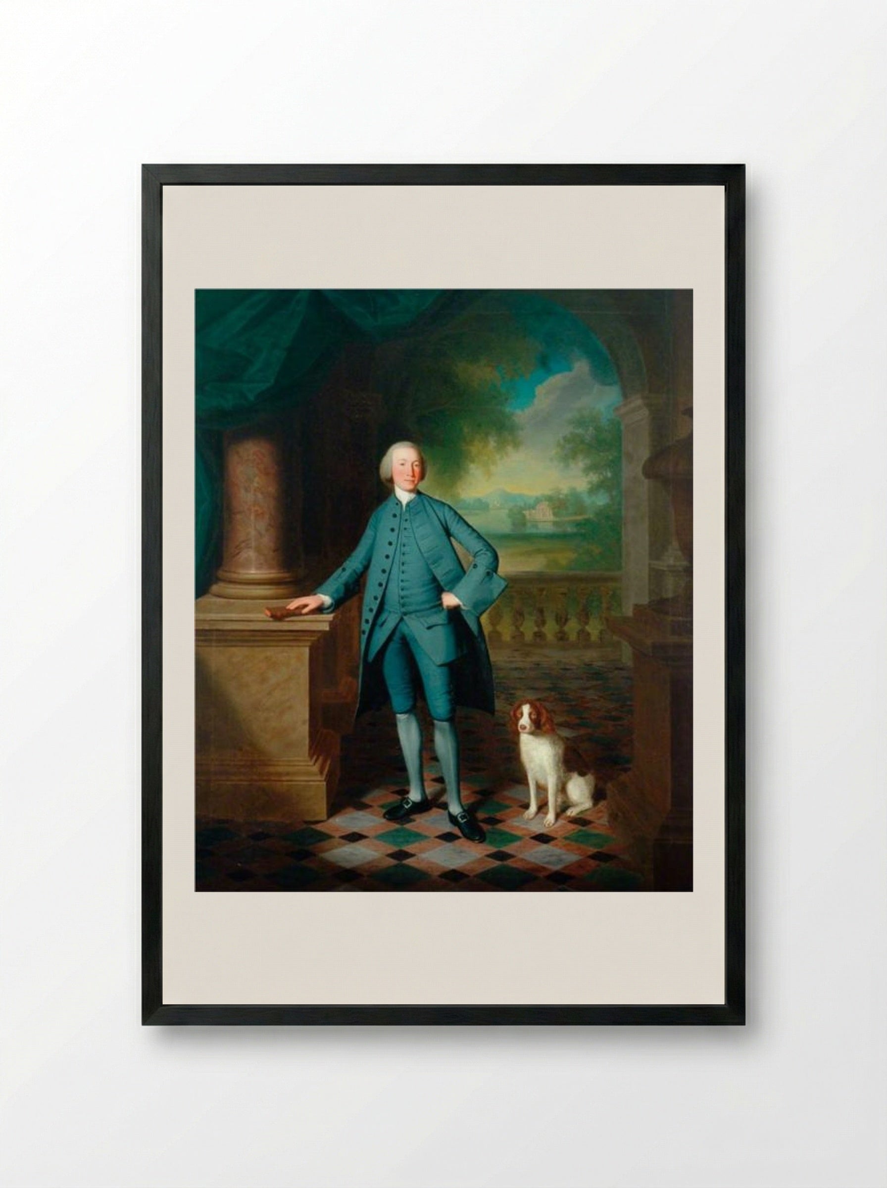 Reverend Daniel Wilson - George Romney - Framed Print Black