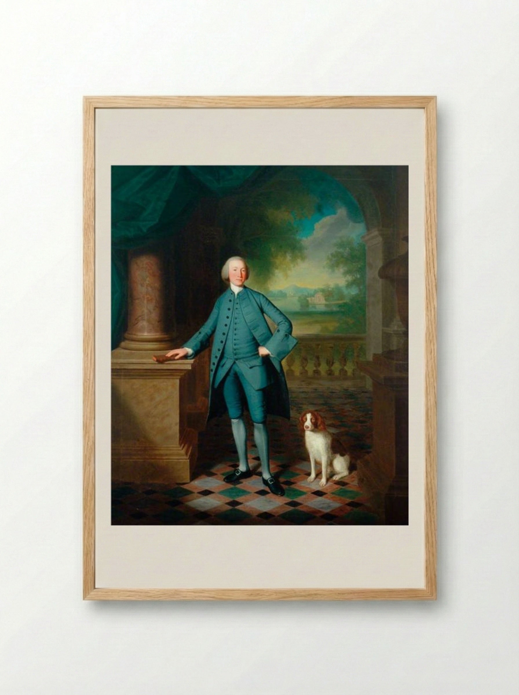 Reverend Daniel Wilson - George Romney - Framed Print Wood