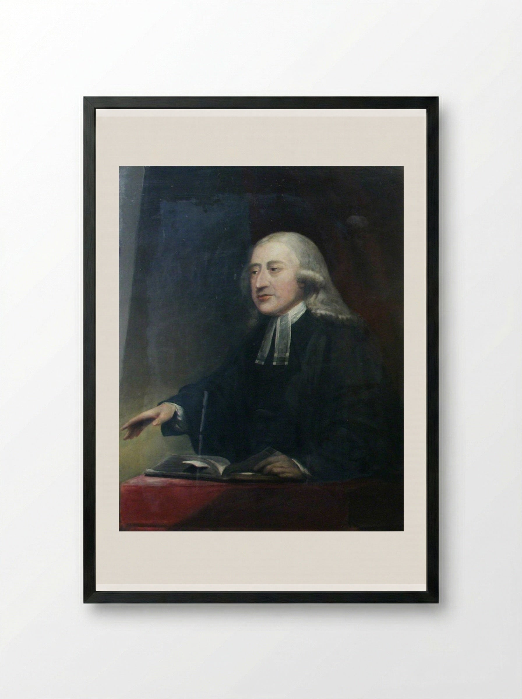 Reverend John Wesley - John Jackson - Framed Print Black