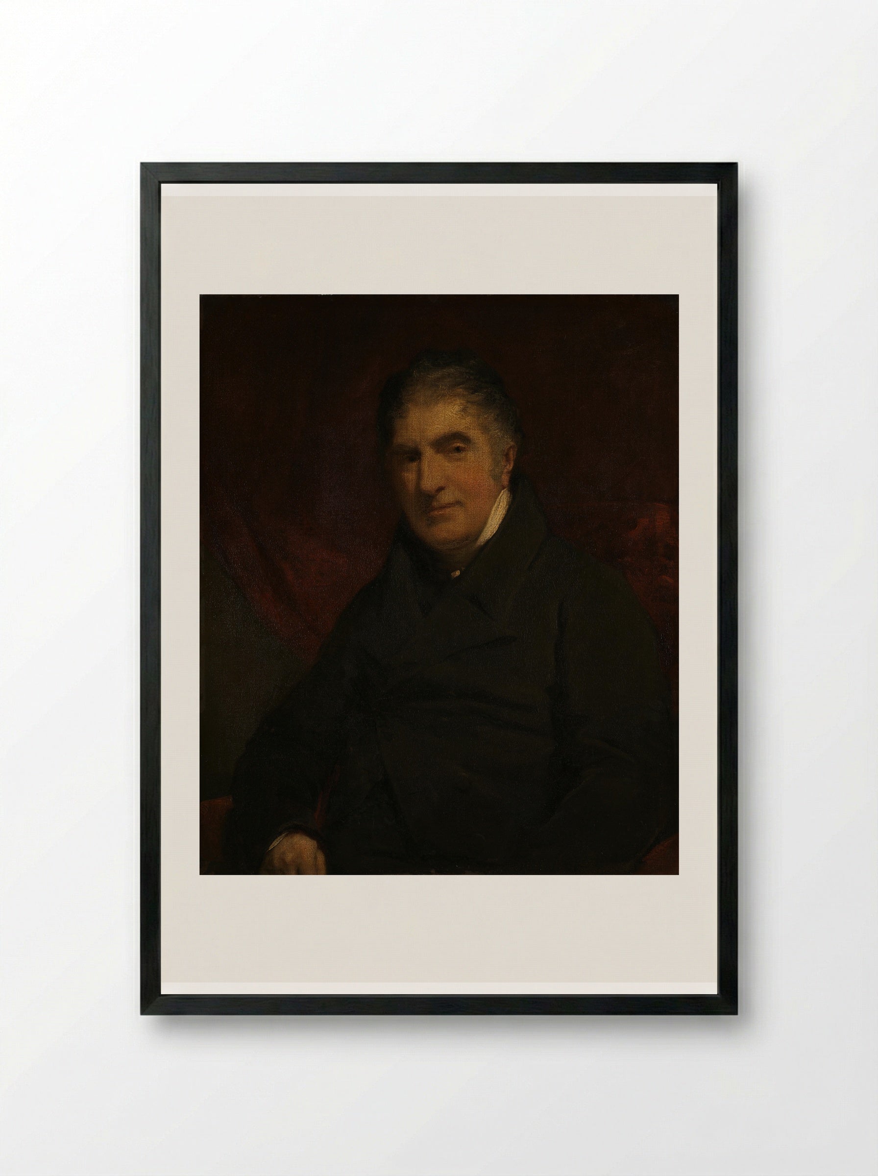 Reverend William Holwell Carr - John Jackson - Framed Print Black