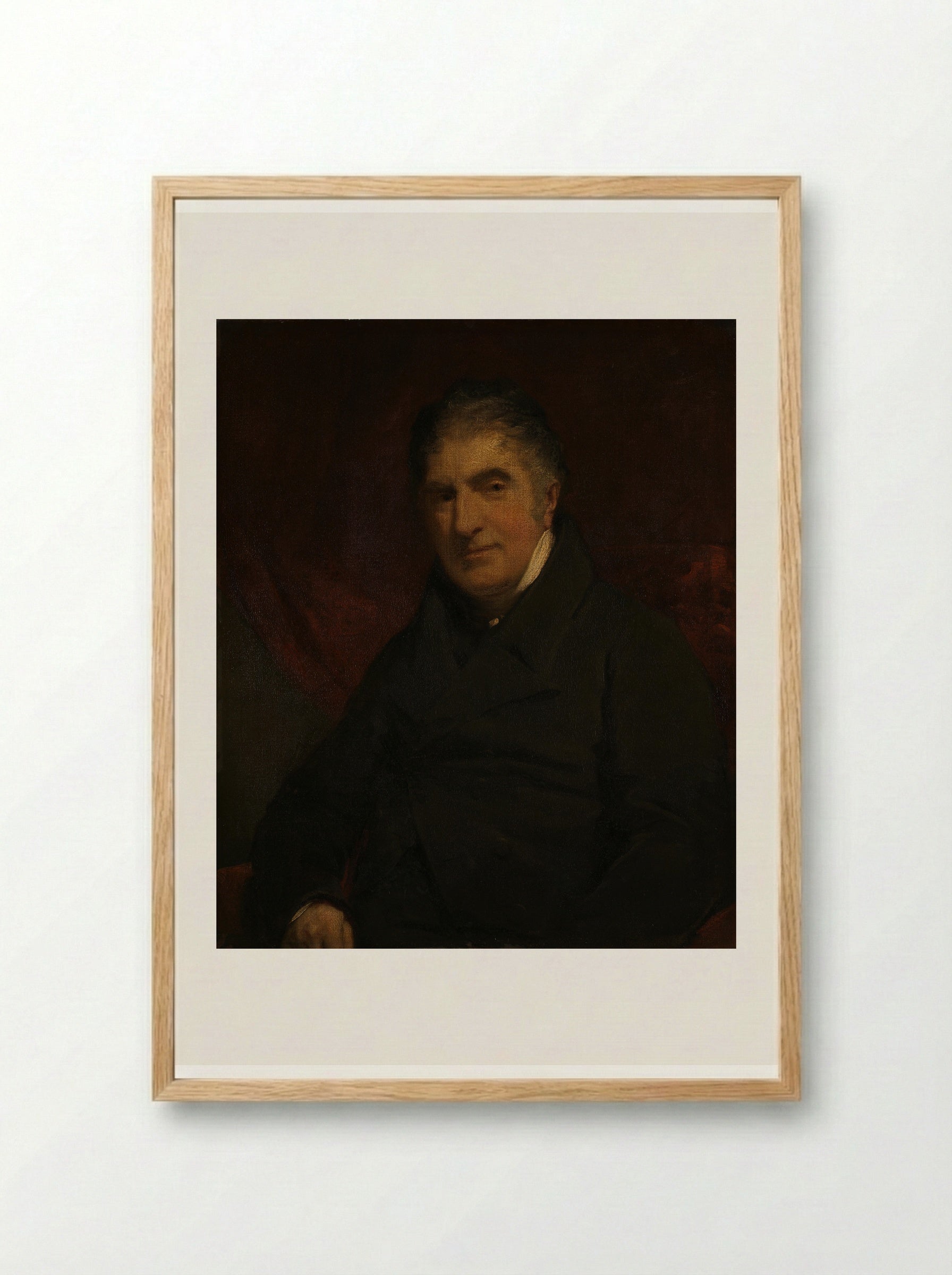 Reverend William Holwell Carr - John Jackson - Framed Print Wood