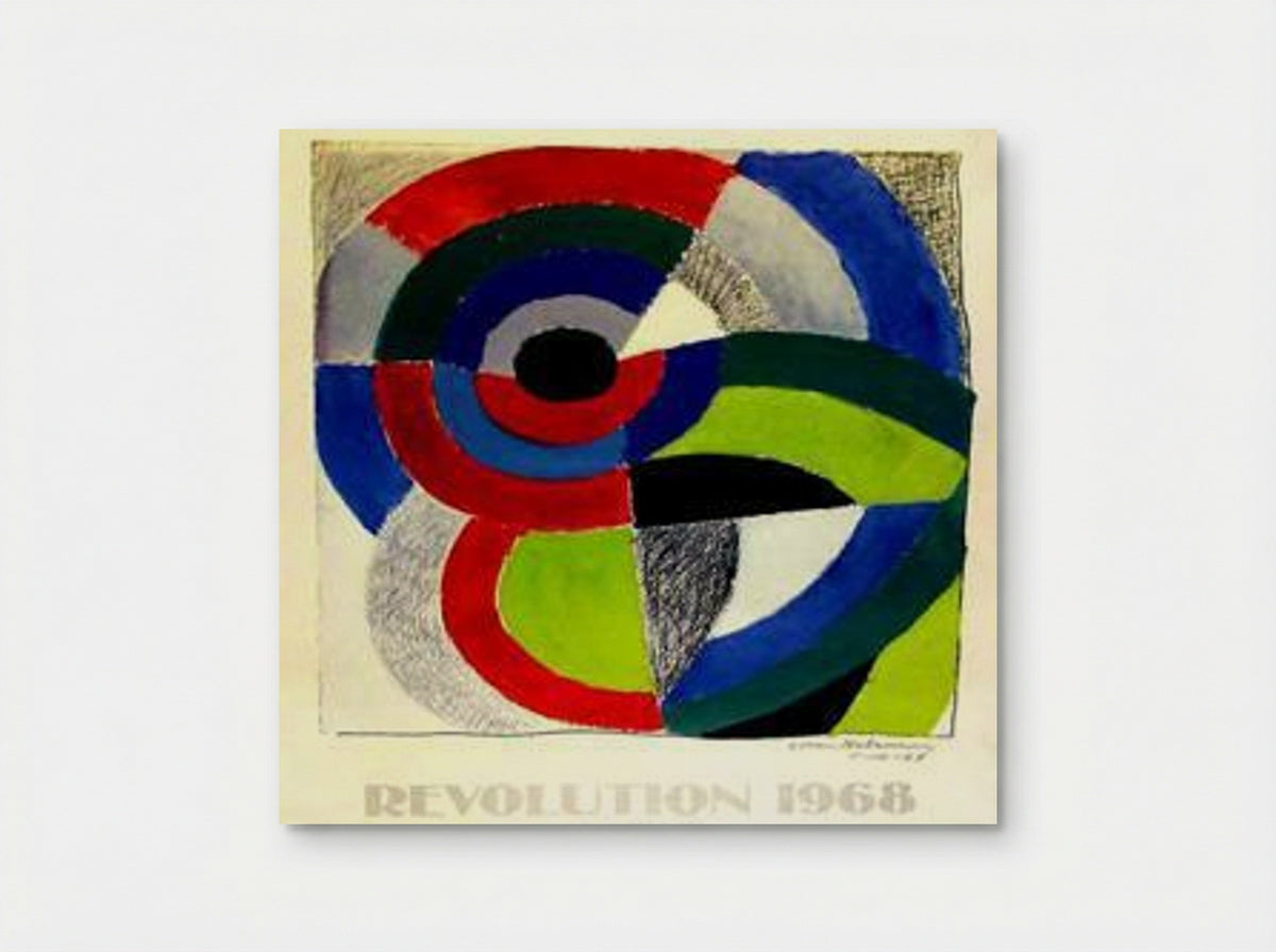 Revolution 1968 - Sonia Delaunay - Poster