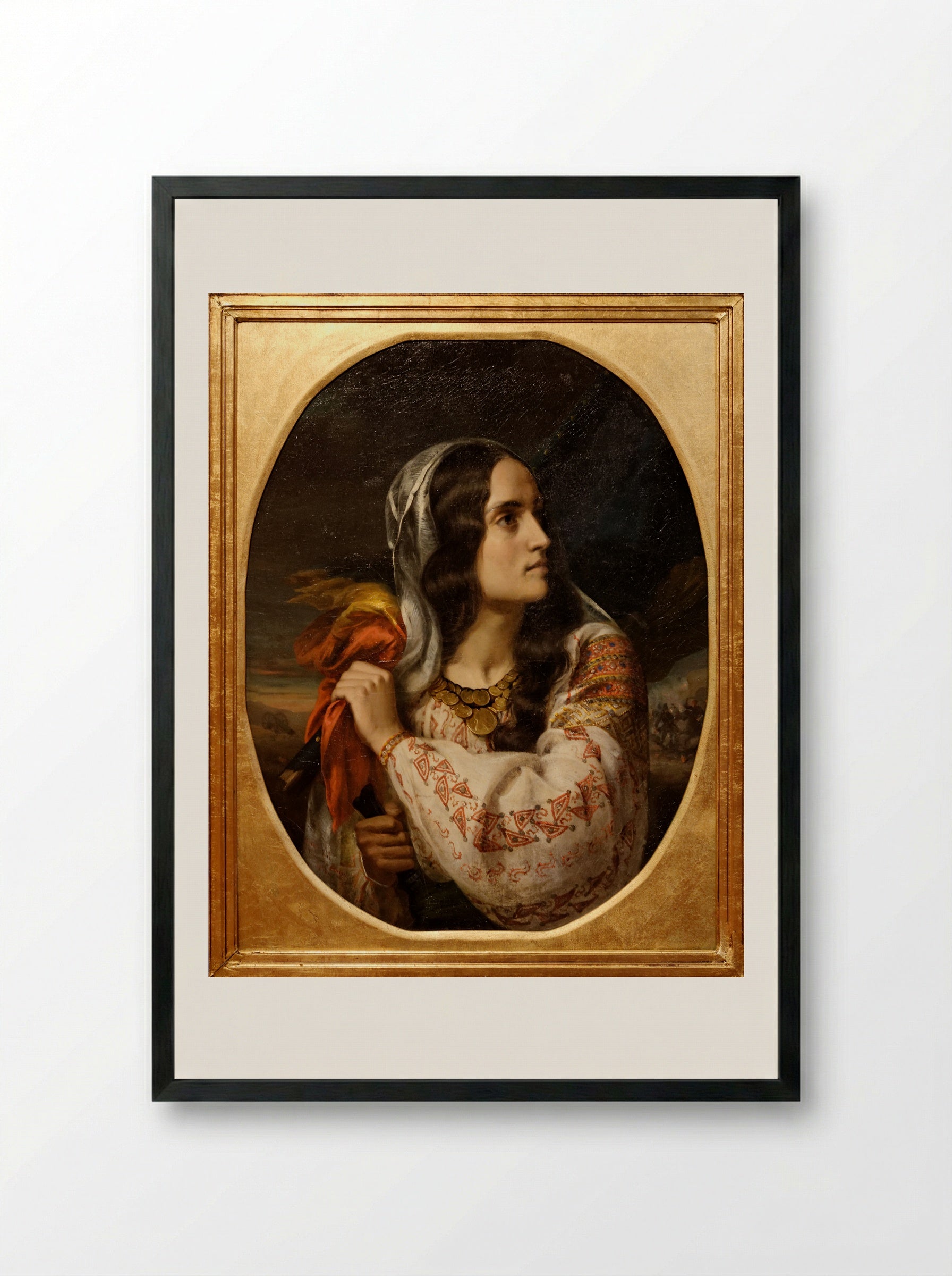 Revolutionary Romania - Constantin Daniel Rosenthal - Framed Print Black