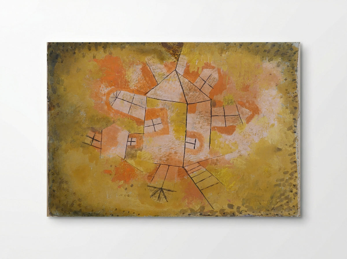Revolving House - Paul Klee - Poster