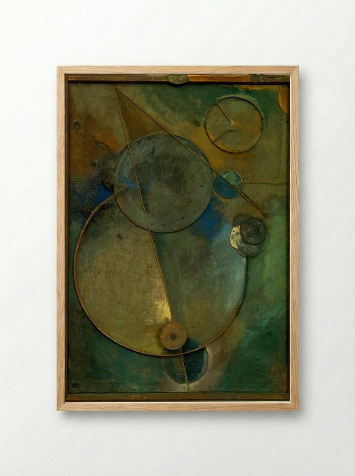 Revolving - Kurt Schwitters - Framed Print Wood