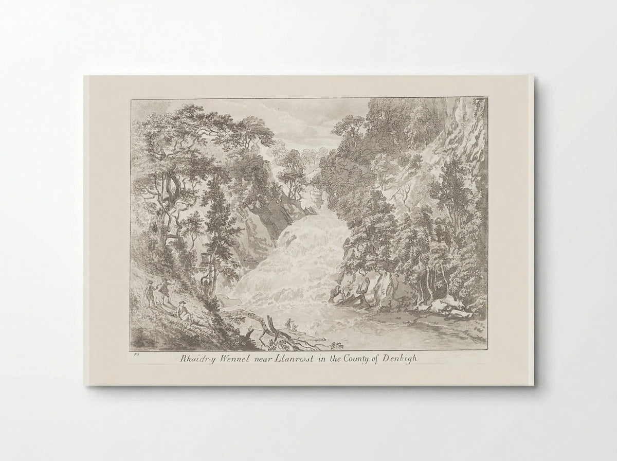 Rhaidr-y Wennel Near Llanrwst in the County of Denbigh - Paul Sandby - Poster