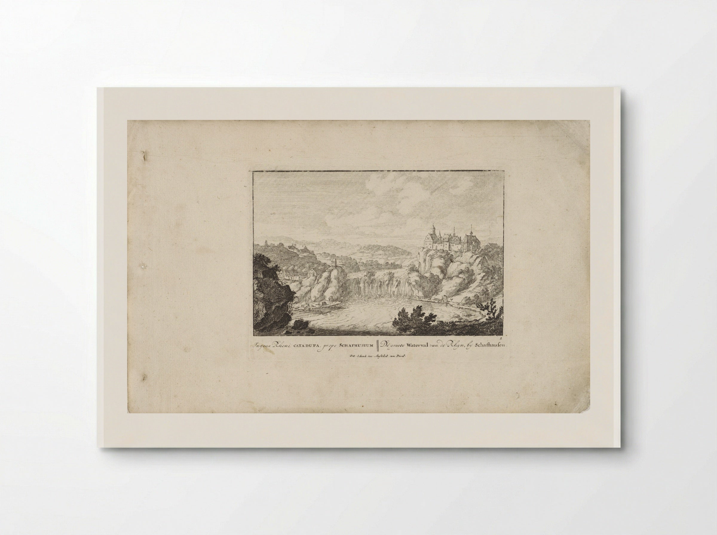 Rheinfall bij Schaffhausen - Jan van Call (I) - Poster