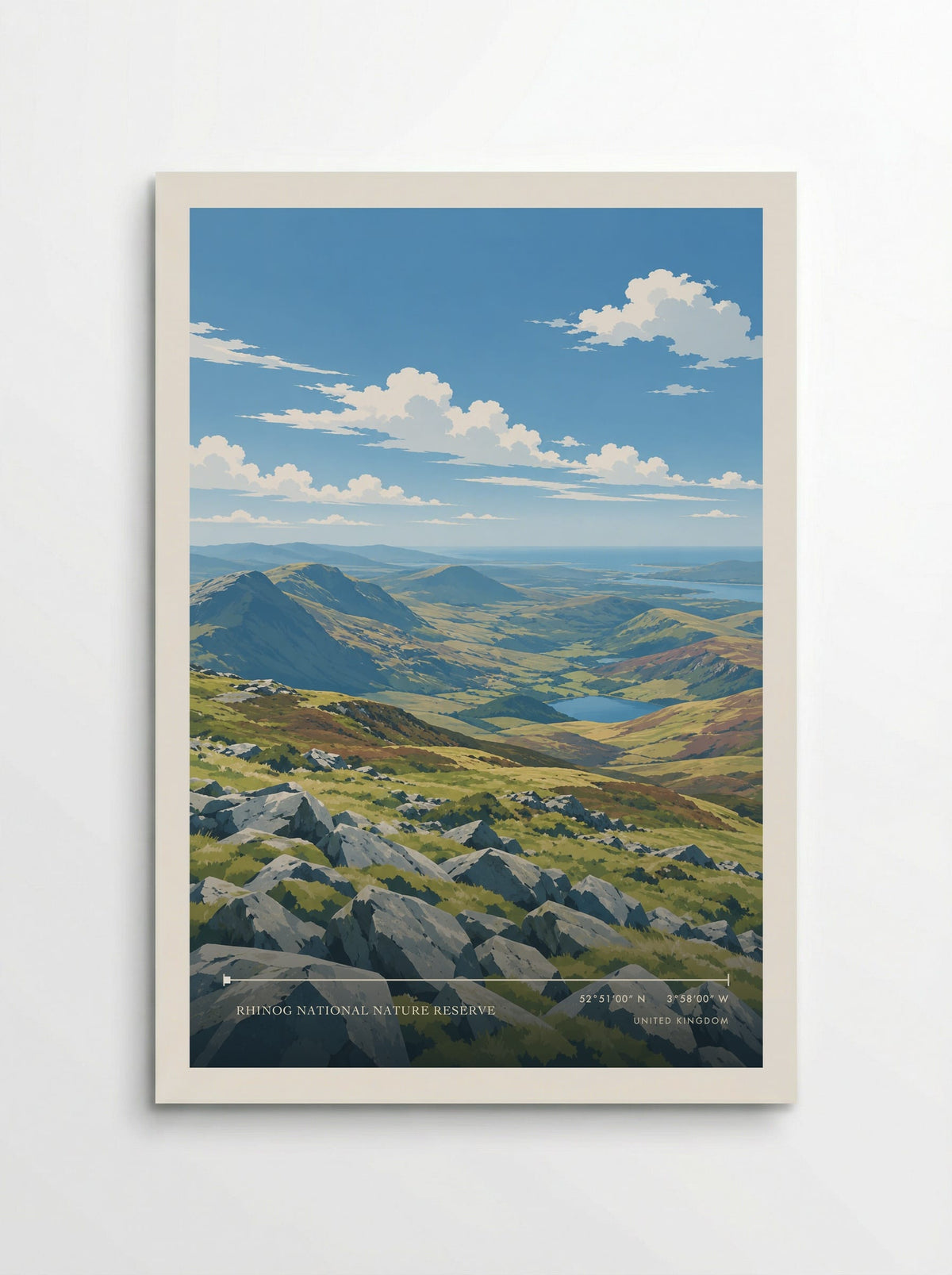 Rhinog National Nature Reserve | Travel Poster - Poster