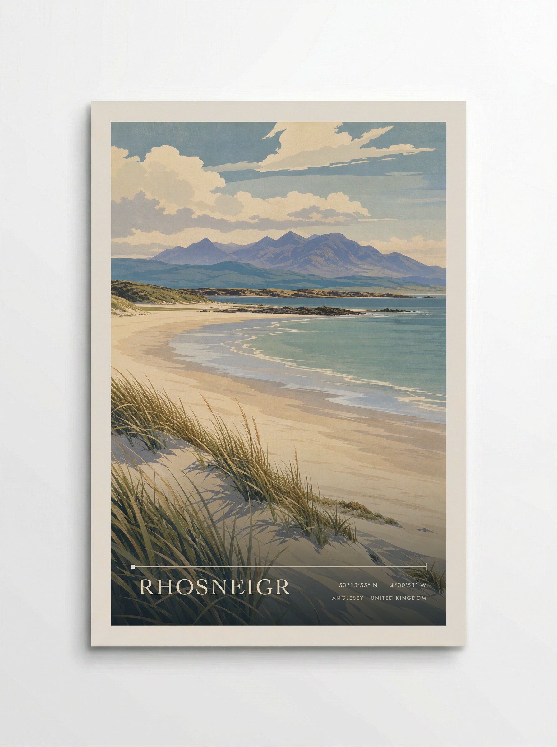 Rhosneigr Anglesey United Kingdom Travel Poster - Poster